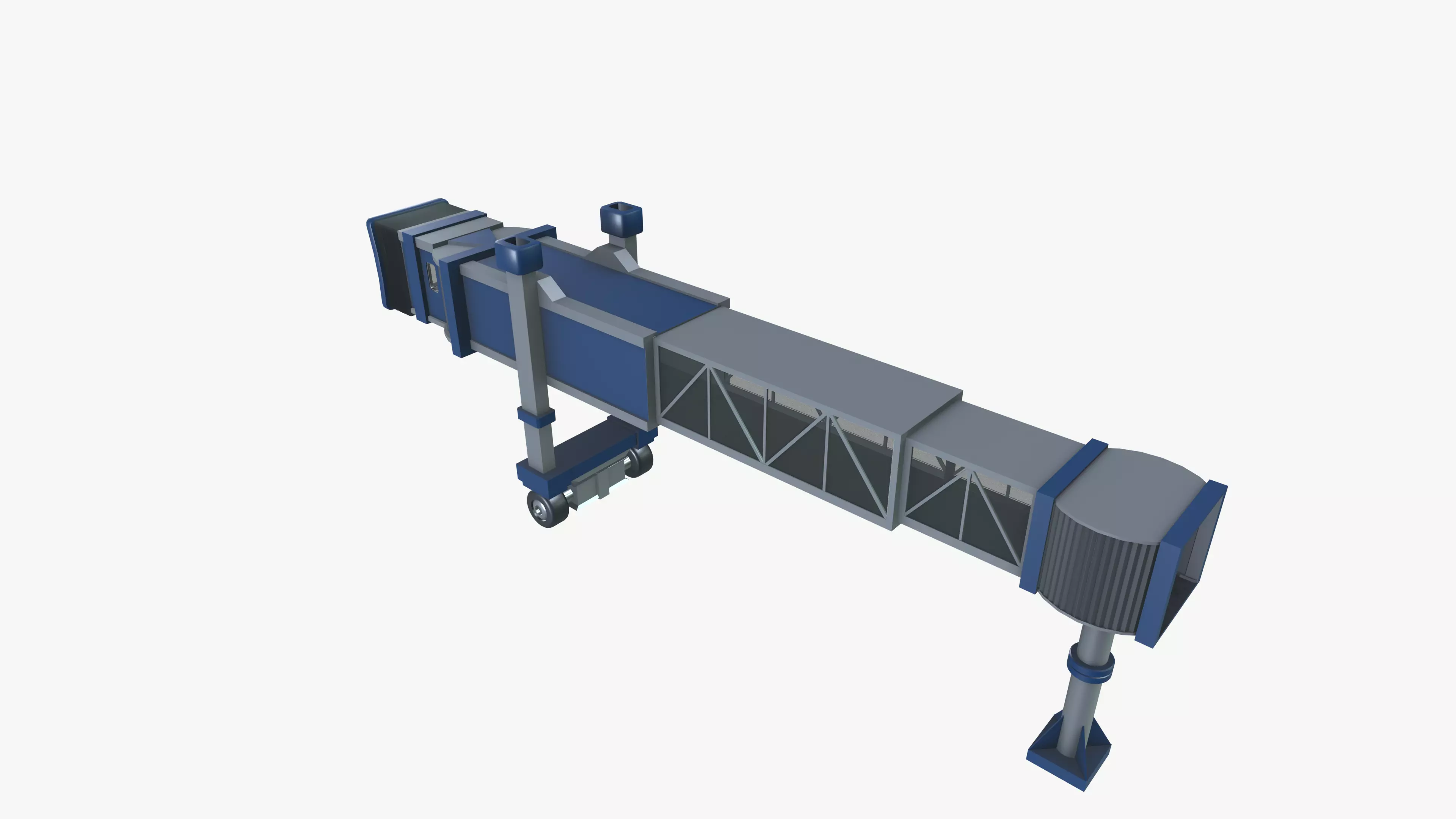 Boarding Tunnel Low-poly 3D model
