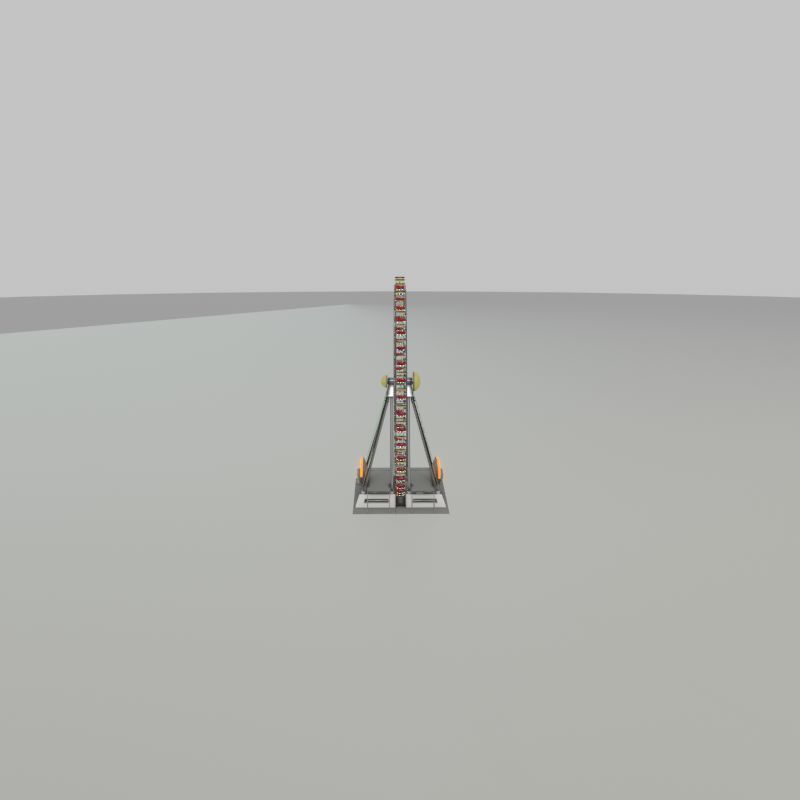 Ferris wheel version 1 without animation Low-poly 3D model_29