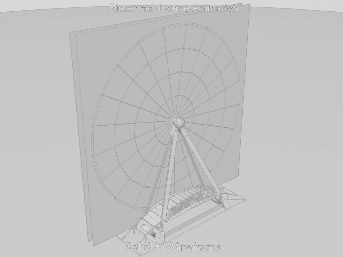 Ferris wheel version 1 without animation Low-poly 3D model_10