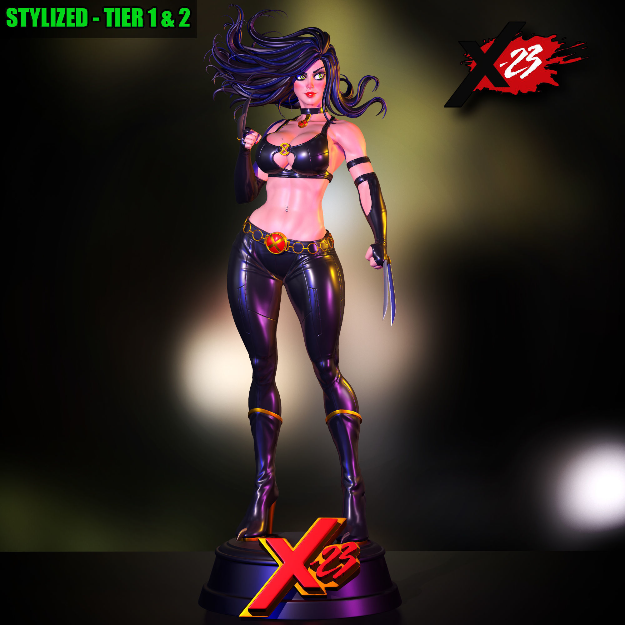 X23 - STYLISED FAN ART 3D print model 3D print model_2