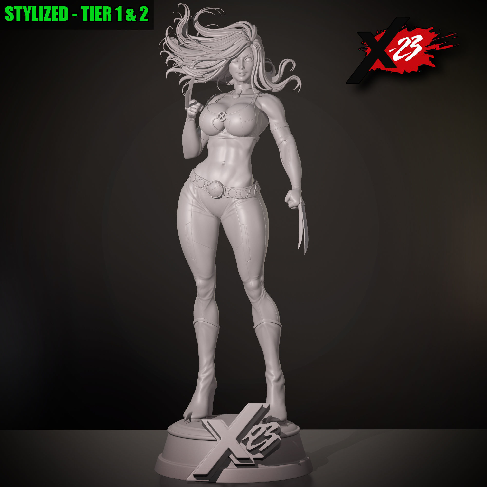 X23 - STYLISED FAN ART 3D print model 3D print model_5