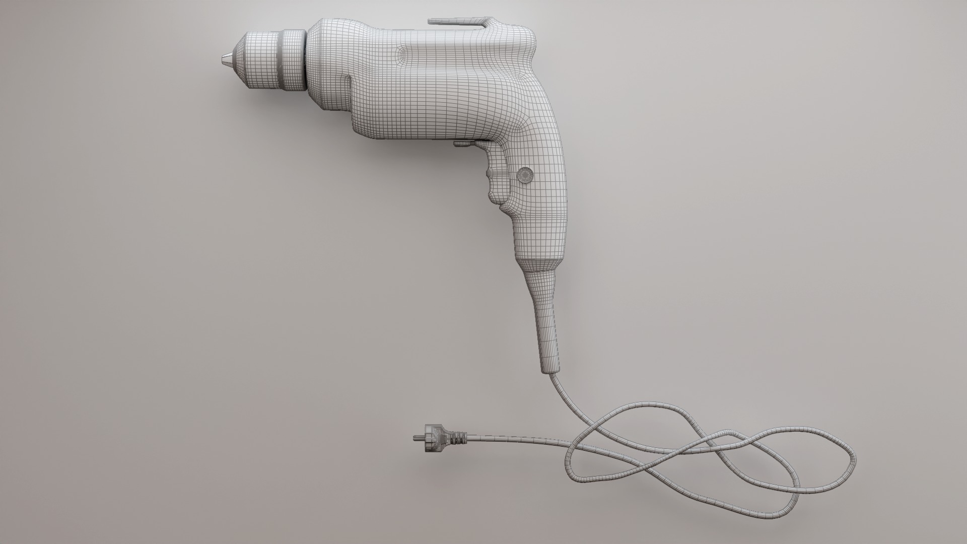 Rigid 8 Amp 38 inCorded DrillDriver Low-poly 3D model_6