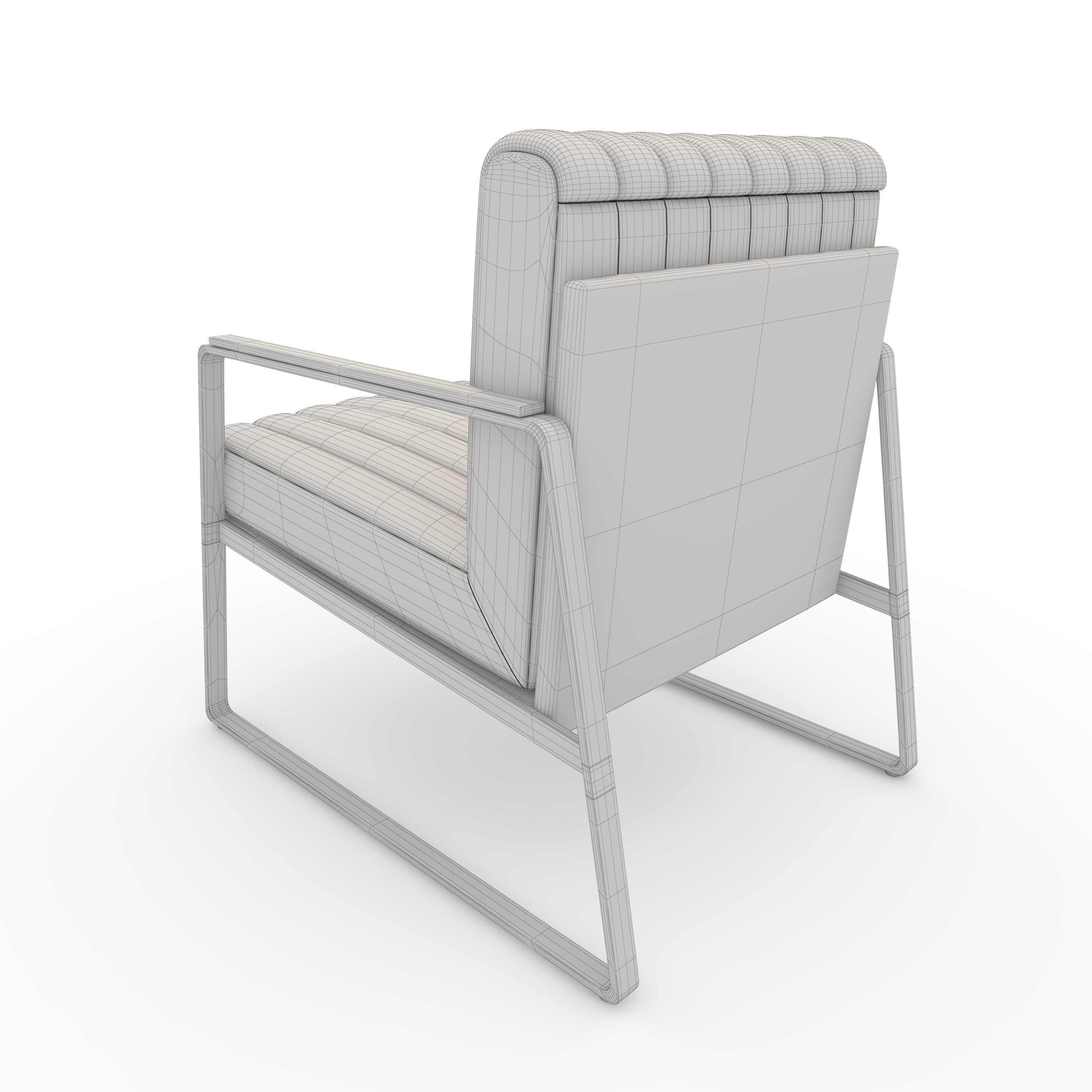 Armchair 53 3D model_7