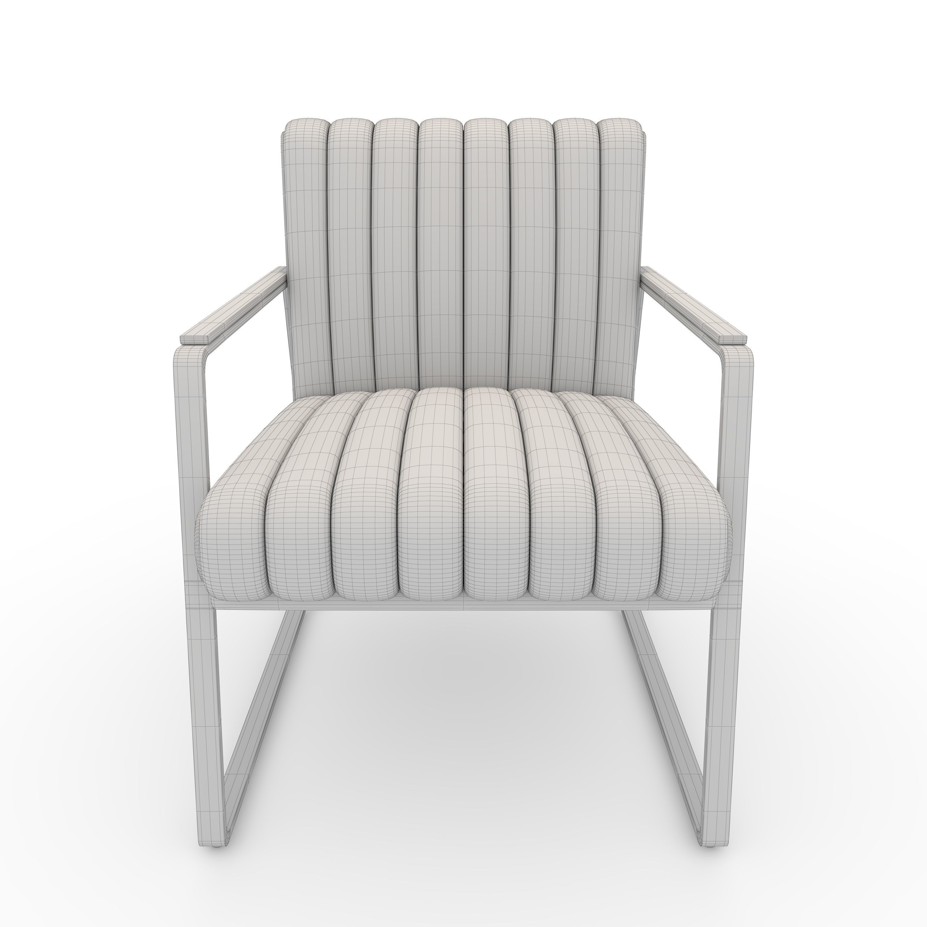 Armchair 53 3D model_3