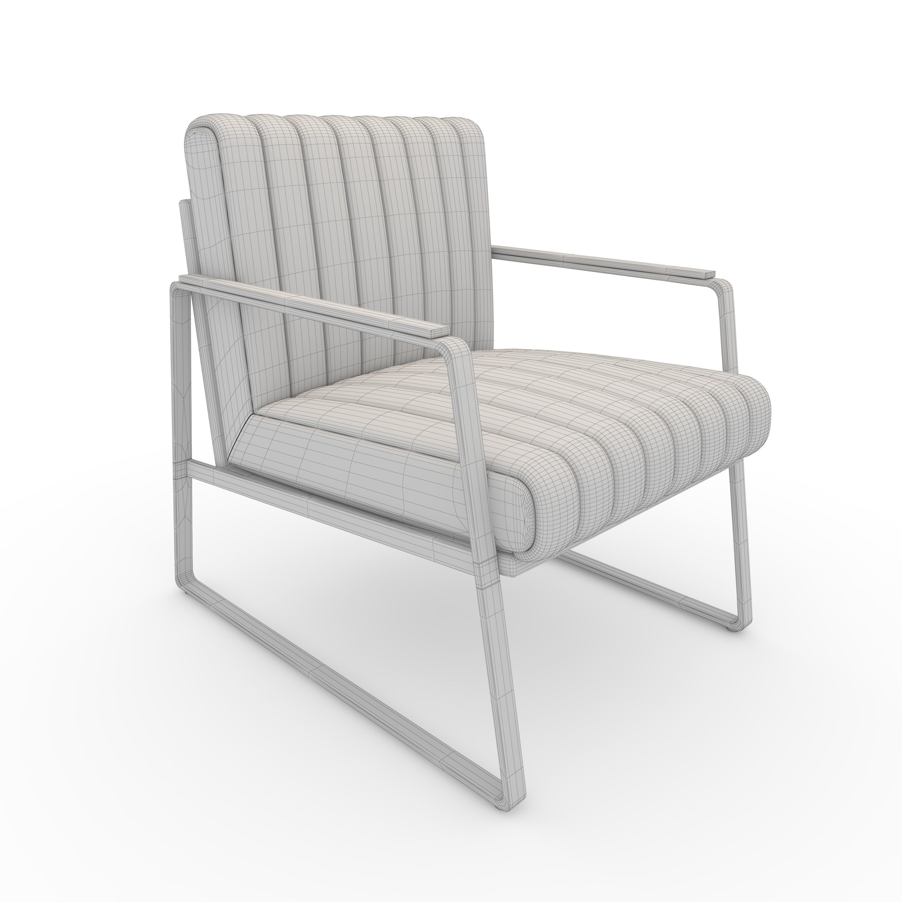 Armchair 53 3D model_1