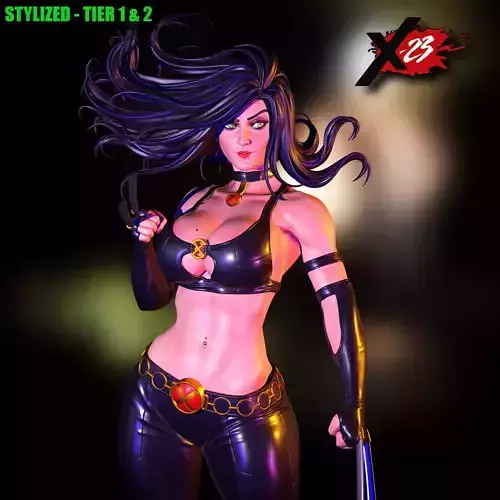 X23 - SEMI REALISTIC FAN ART 3D print model 3D print model