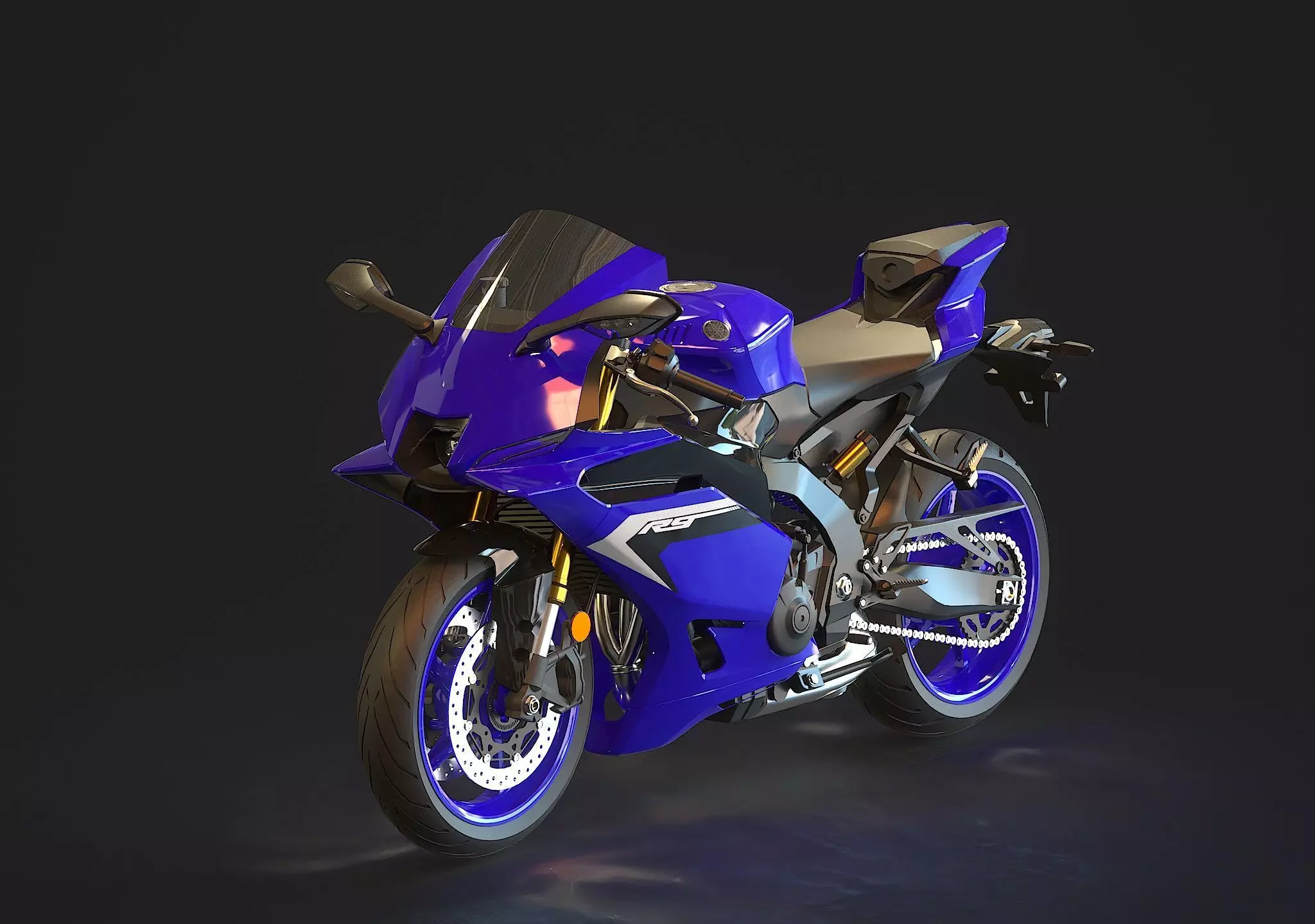 Base model Yamaha R9 2025 3D model_0