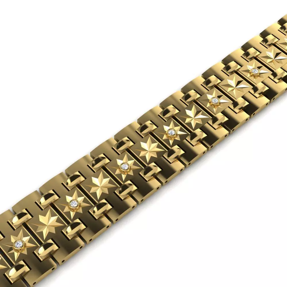 Mens Bracelets 3D print model_0