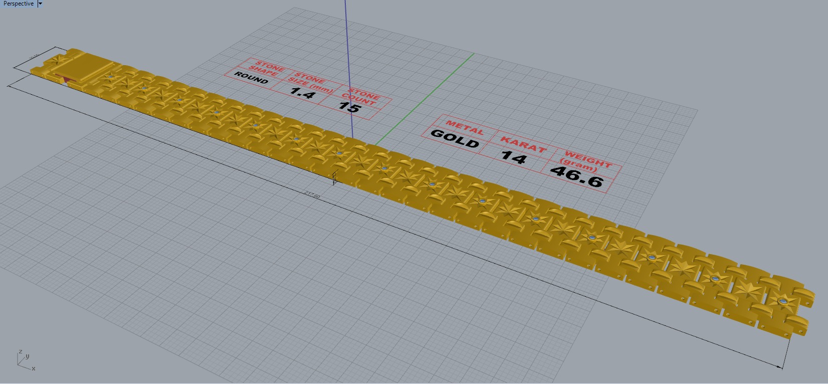 Mens Bracelets 3D print model_3