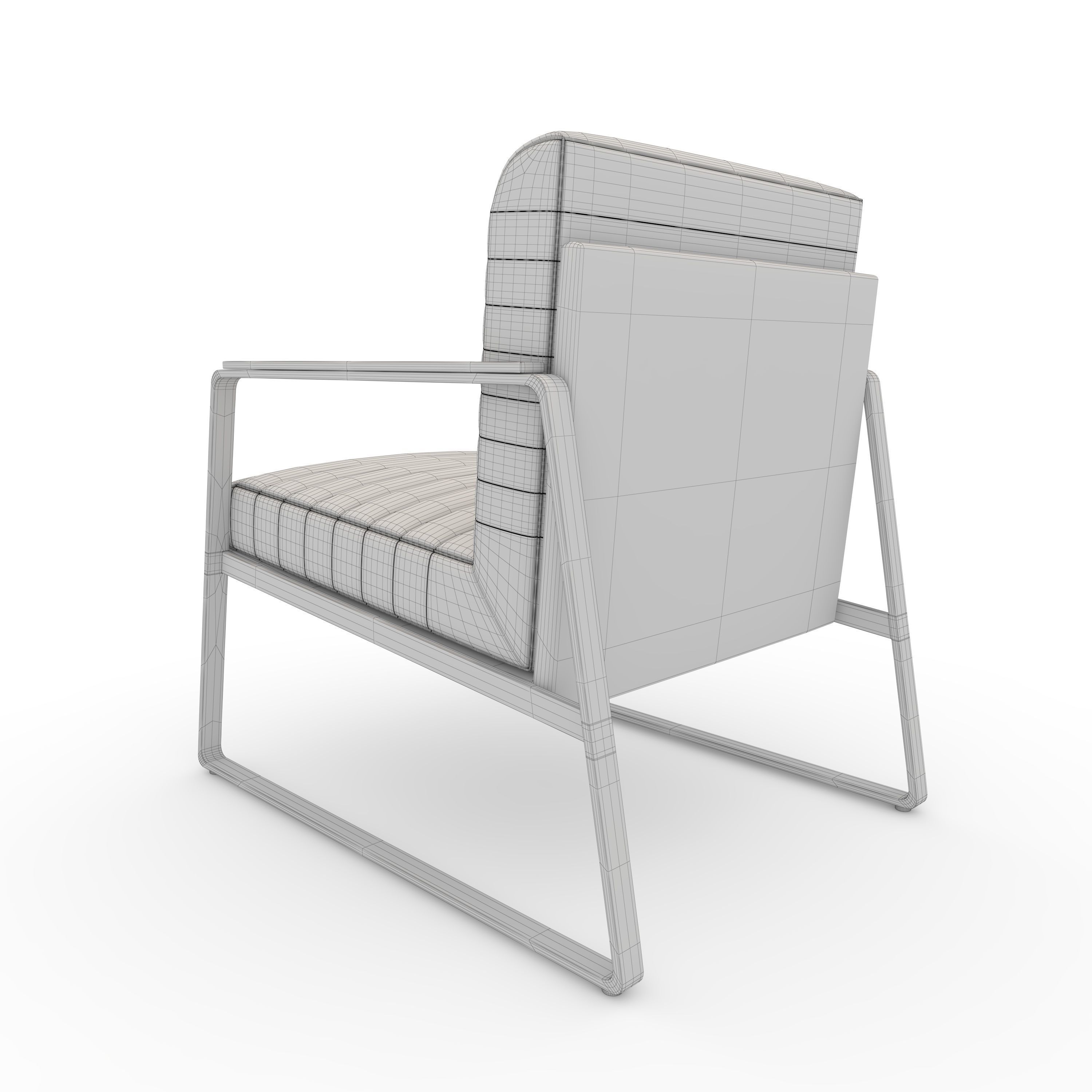 Armchair 54 3D model_15