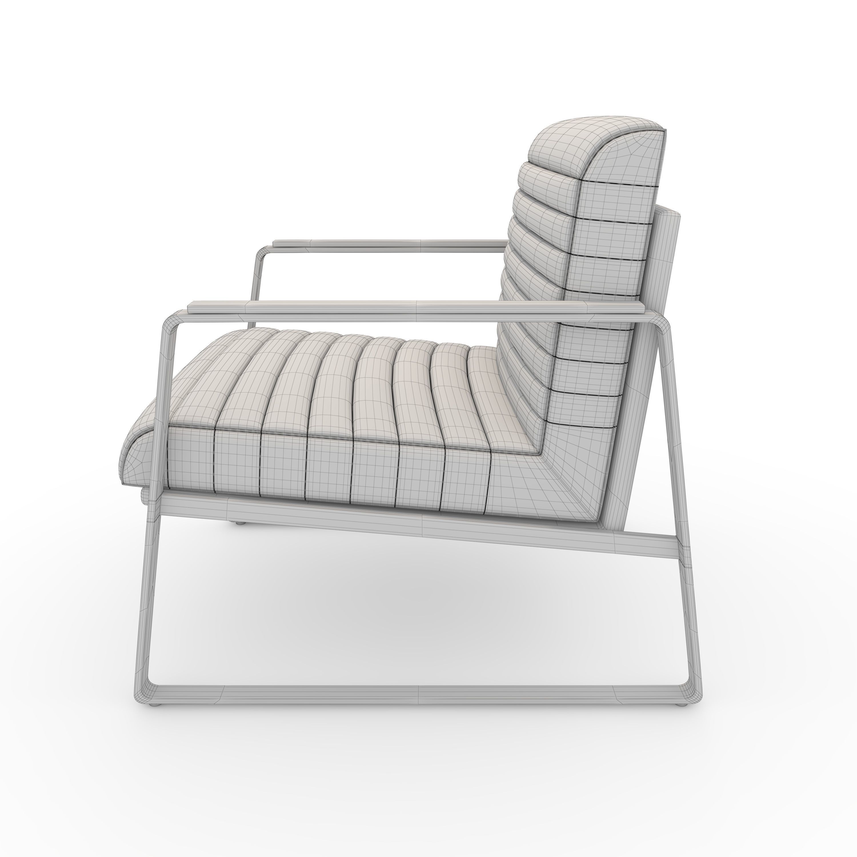 Armchair 54 3D model_5