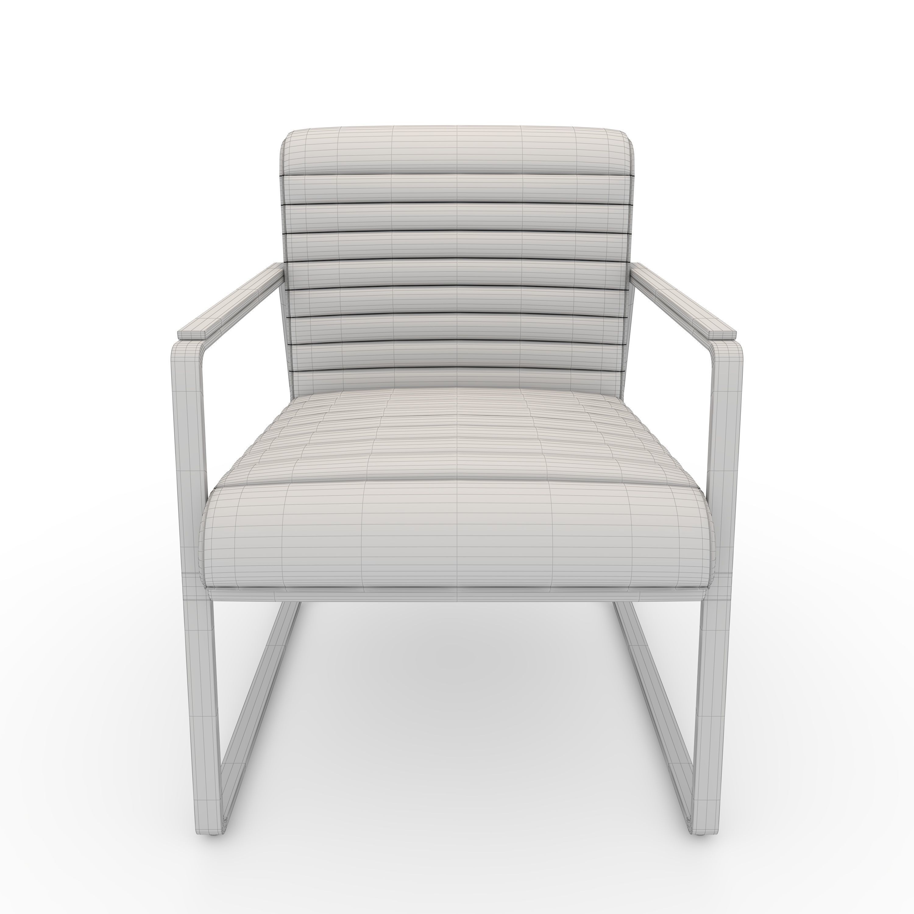 Armchair 54 3D model_3
