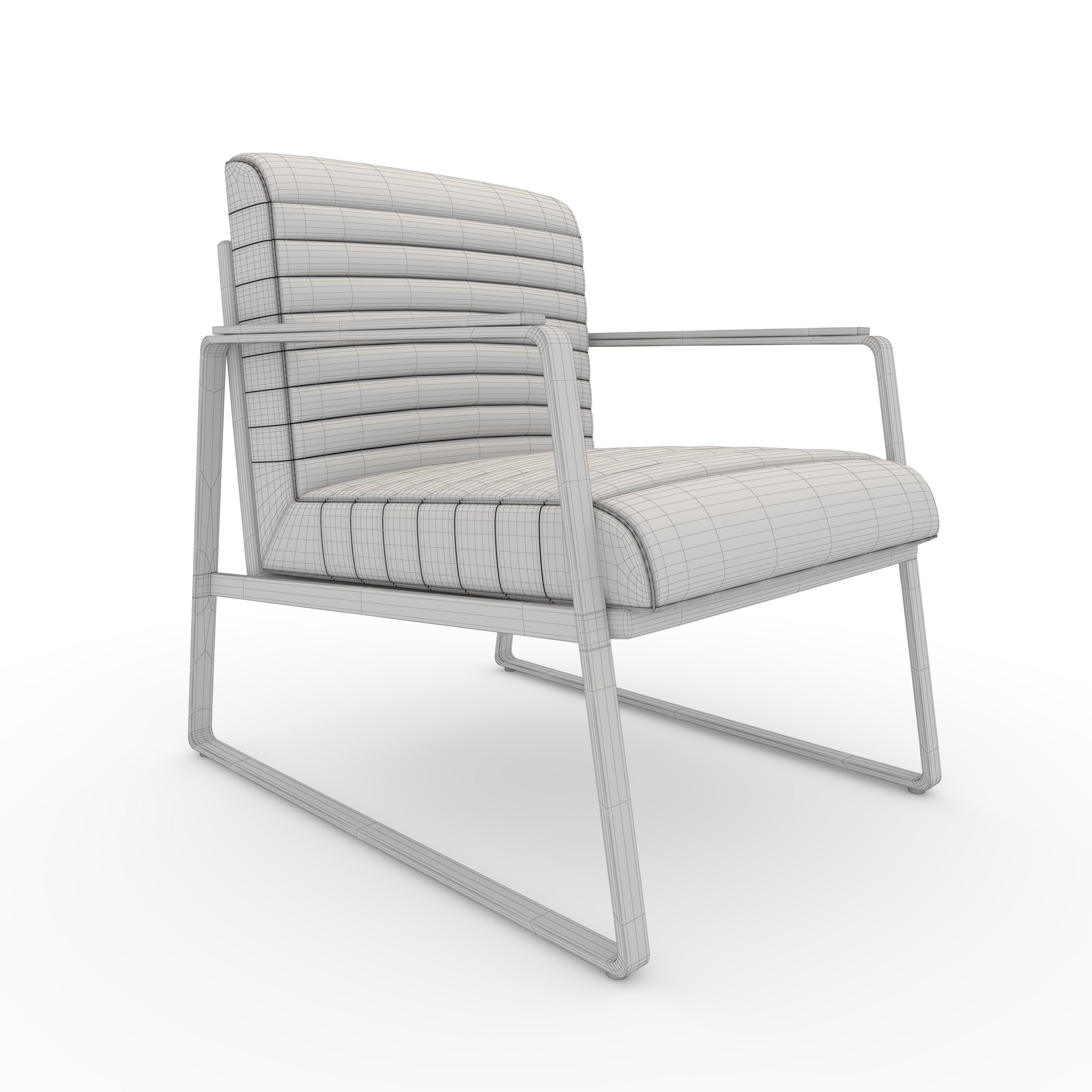Armchair 54 3D model_9