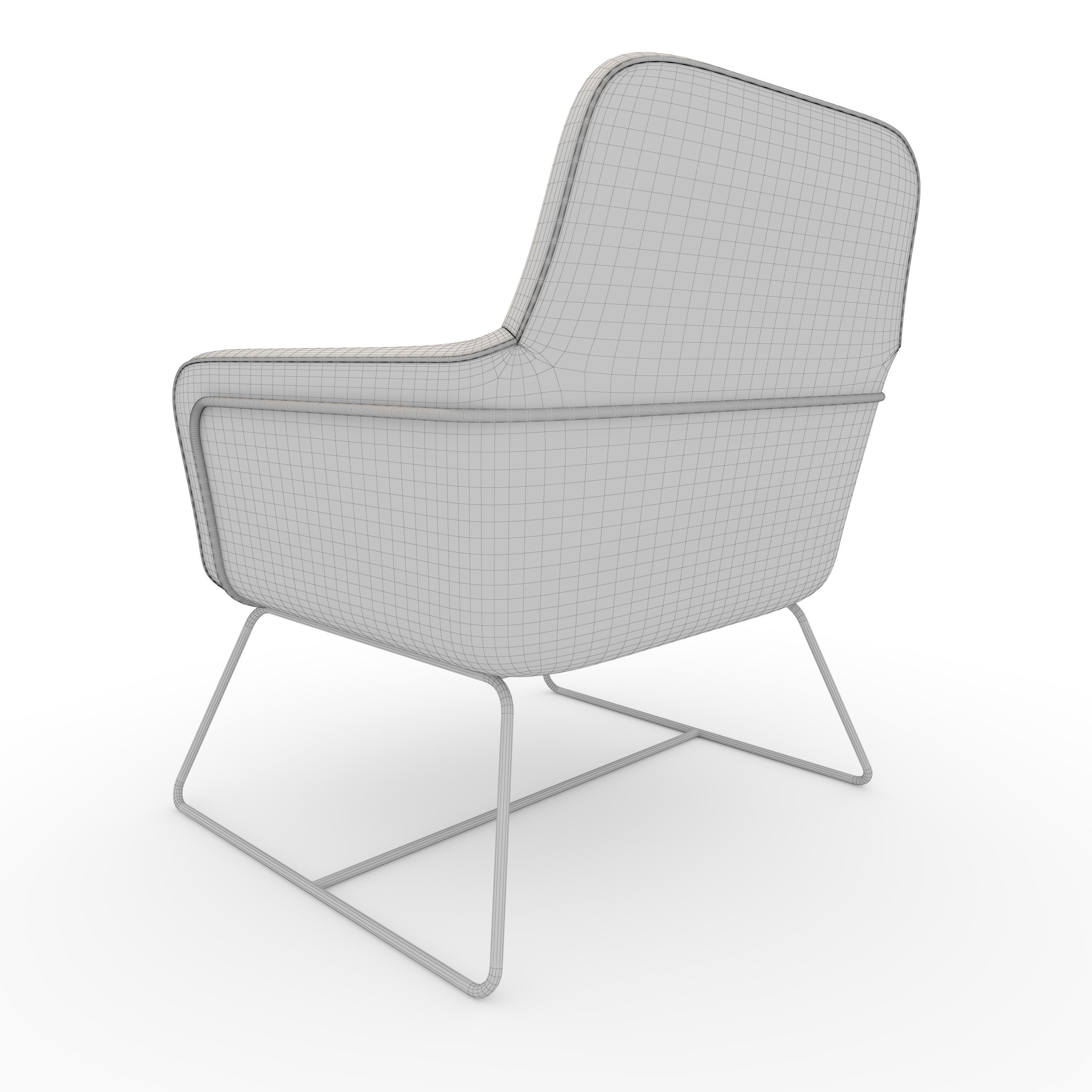 Armchair 55 3D model_15