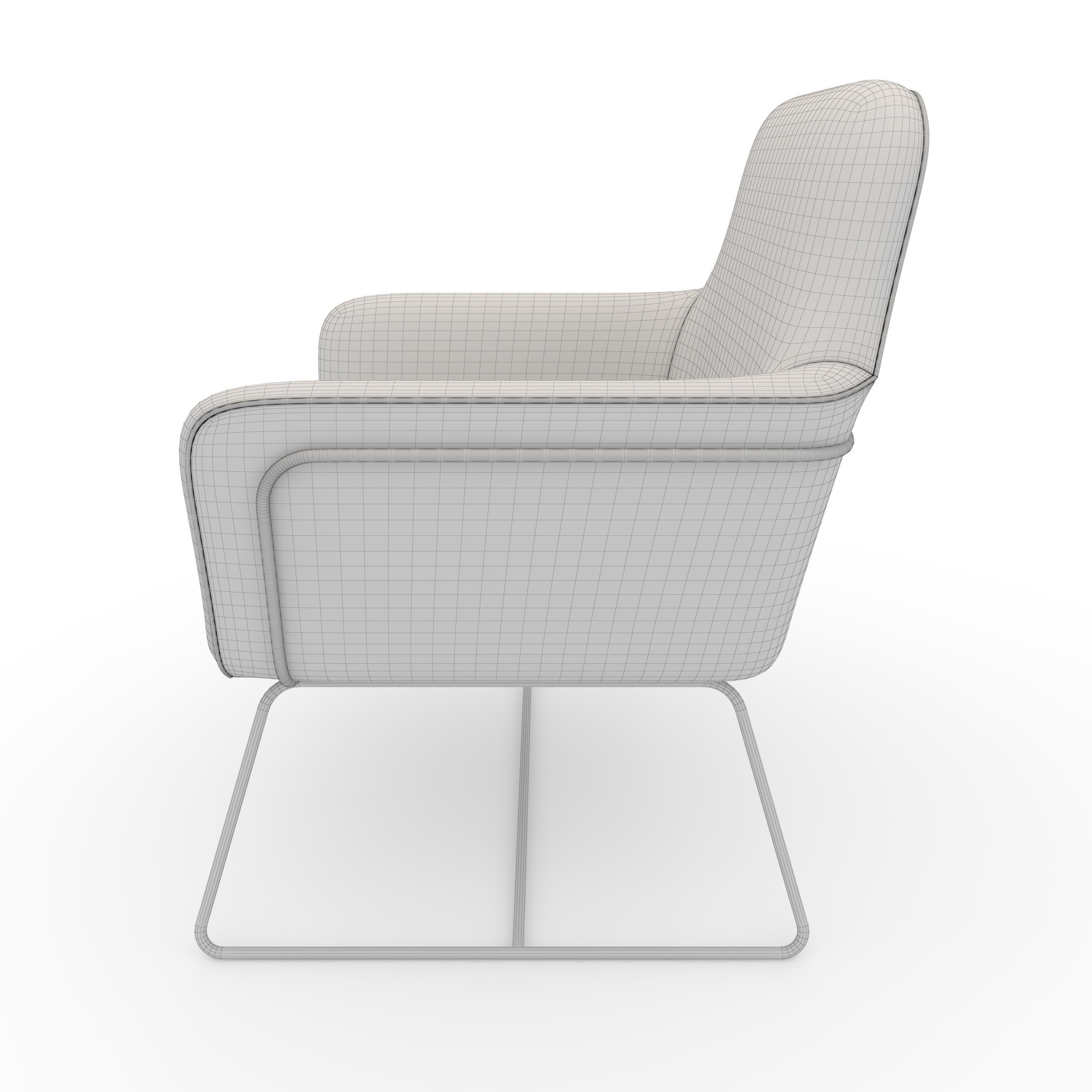 Armchair 55 3D model_5