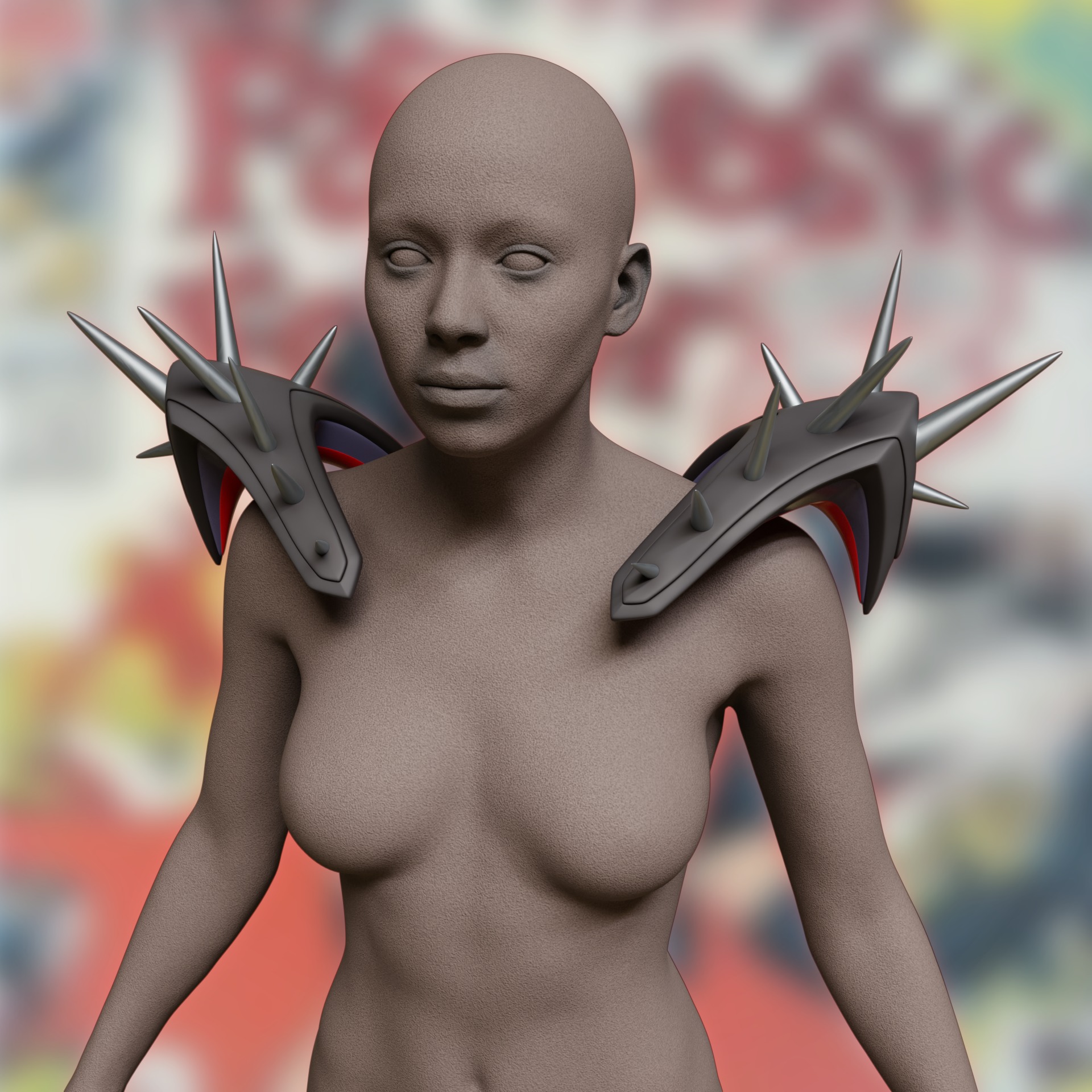 Susan Storm Malice Marvel Rivals cosplay kit 3D print model_35