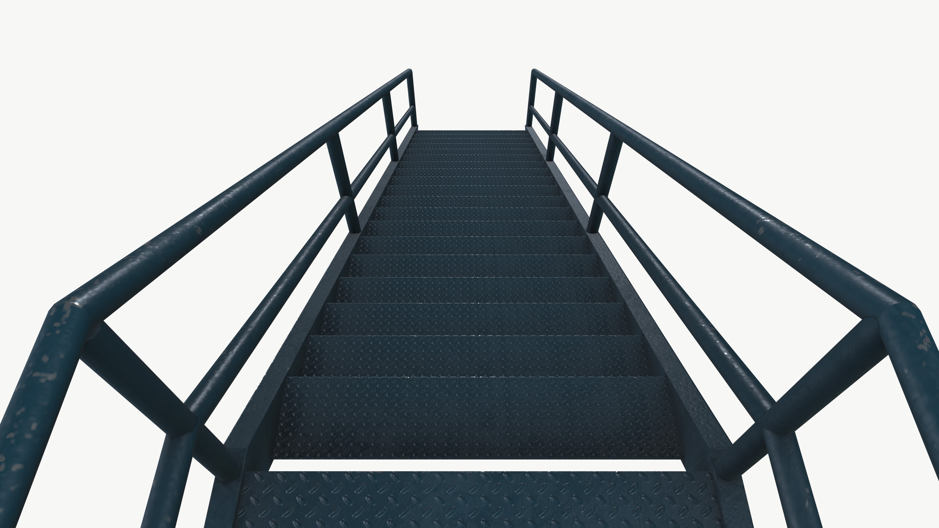 Industrial stair 3D model_5