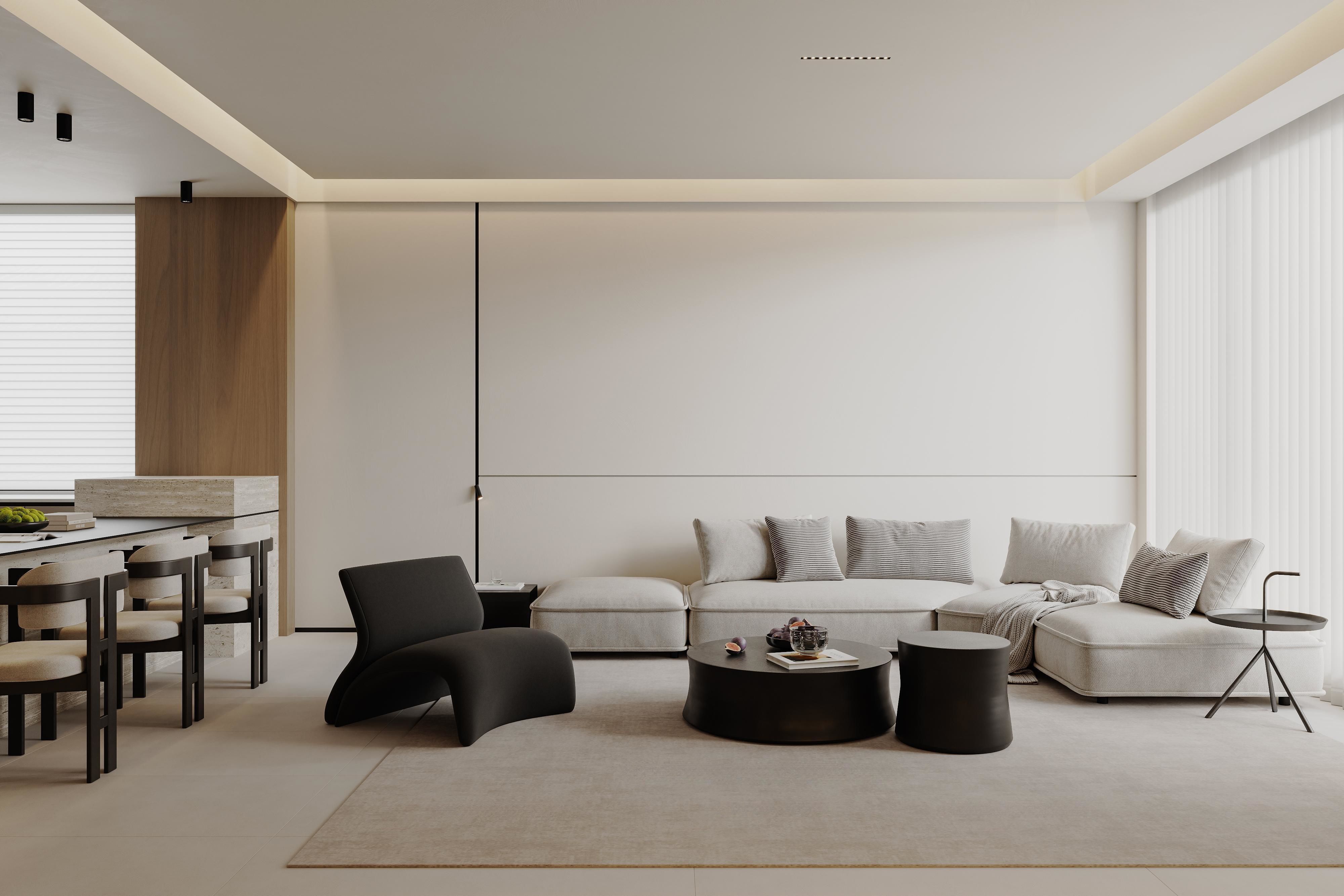 apartment interior scenes 3D model_1