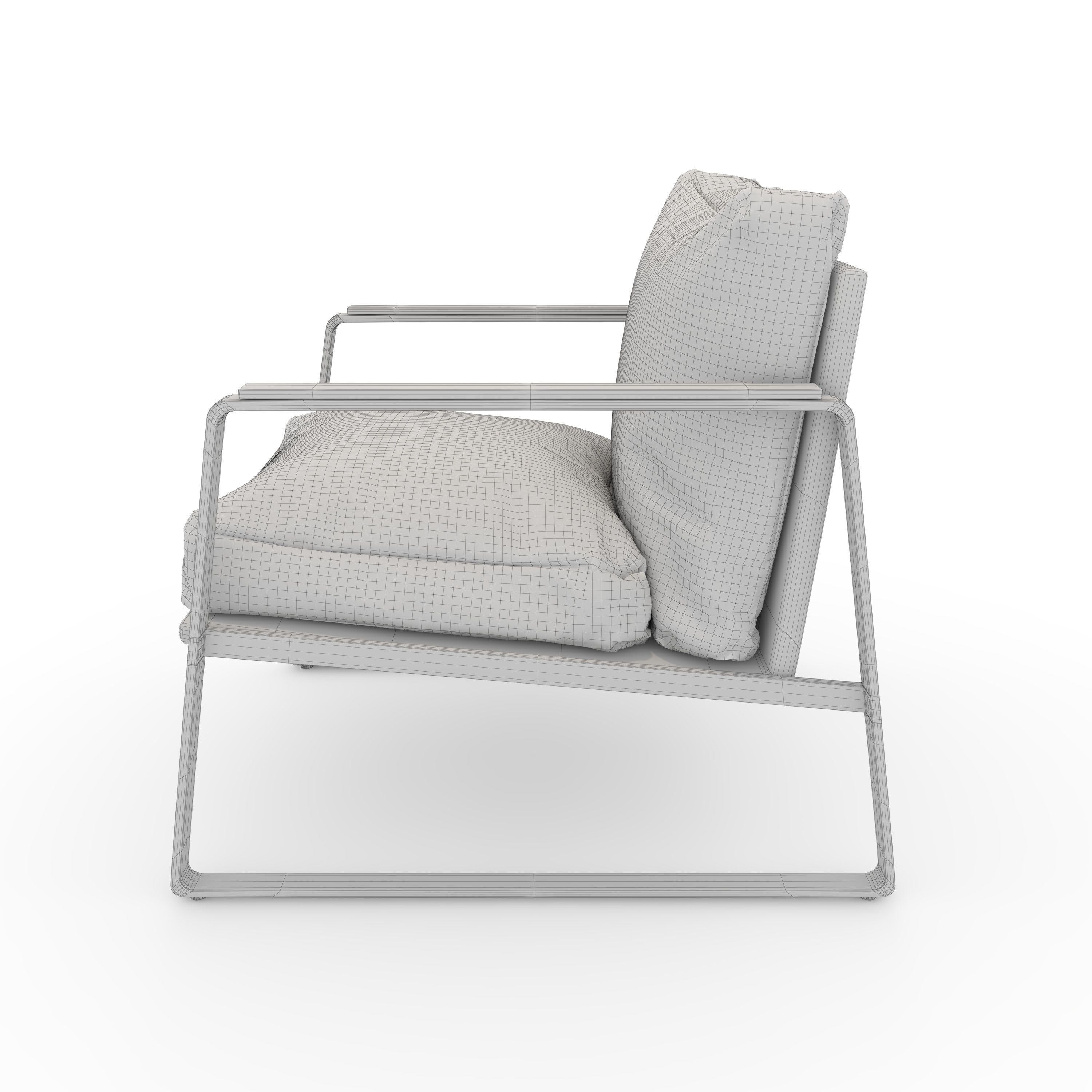 Armchair 57 3D model_5