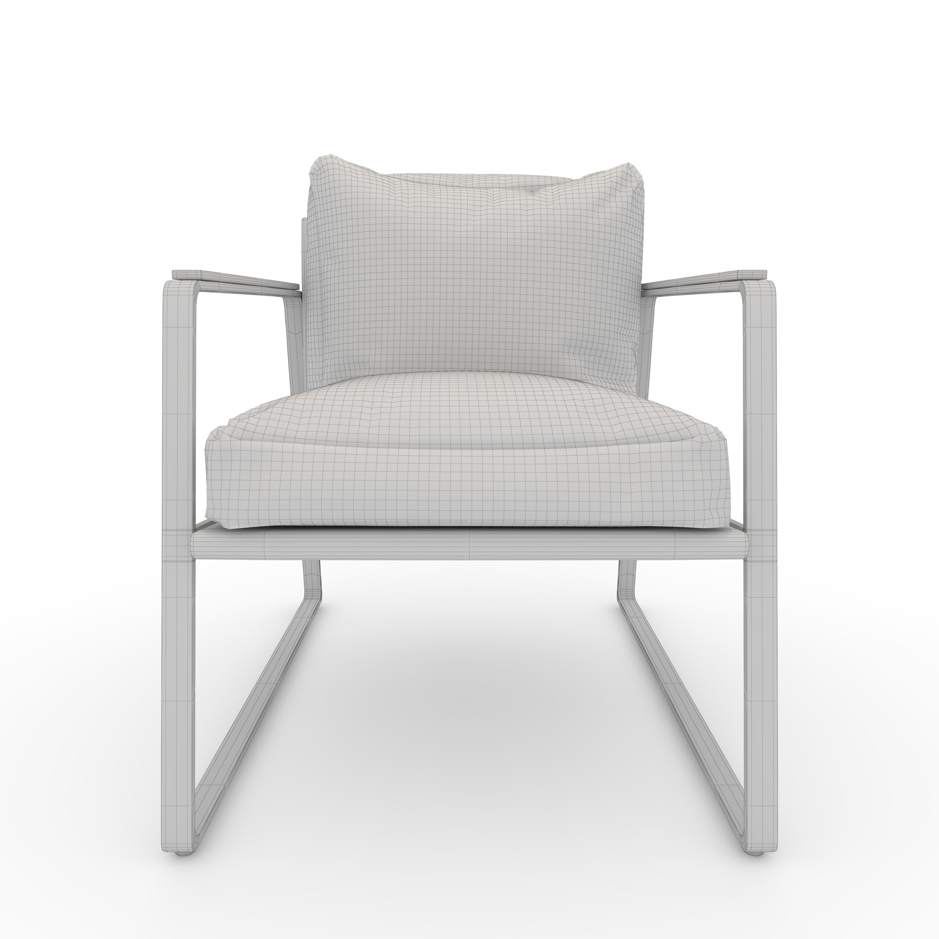 Armchair 57 3D model_11