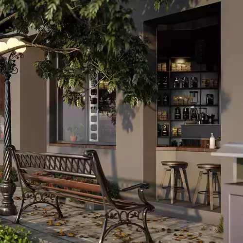 coffee shop  interior 