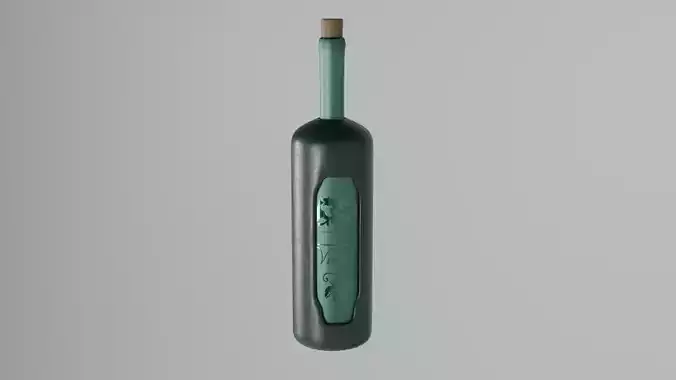 Vintage wine bottle