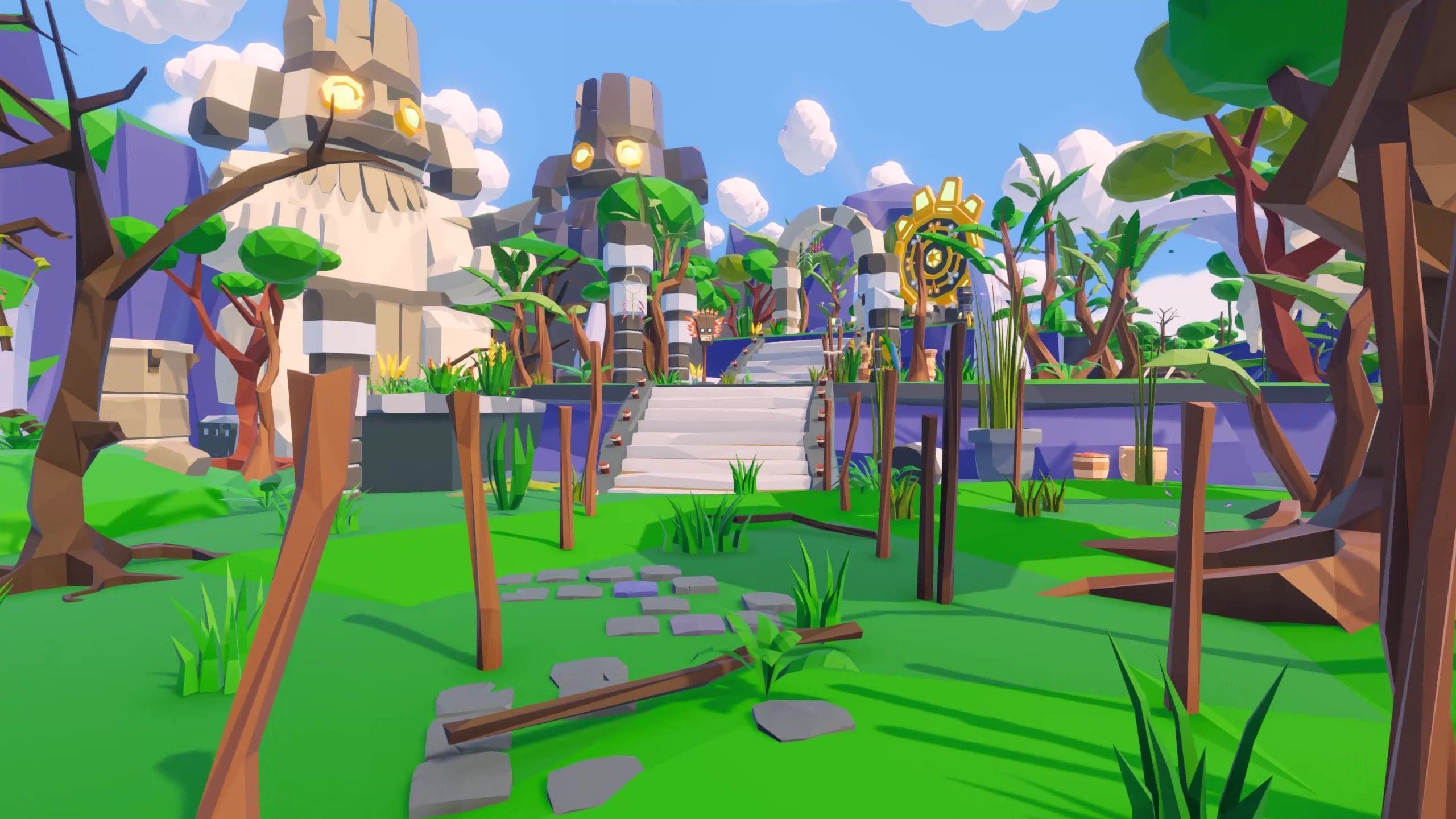 Low Poly Aztec Jungle - URP Refreshed Low-poly 3D model_5