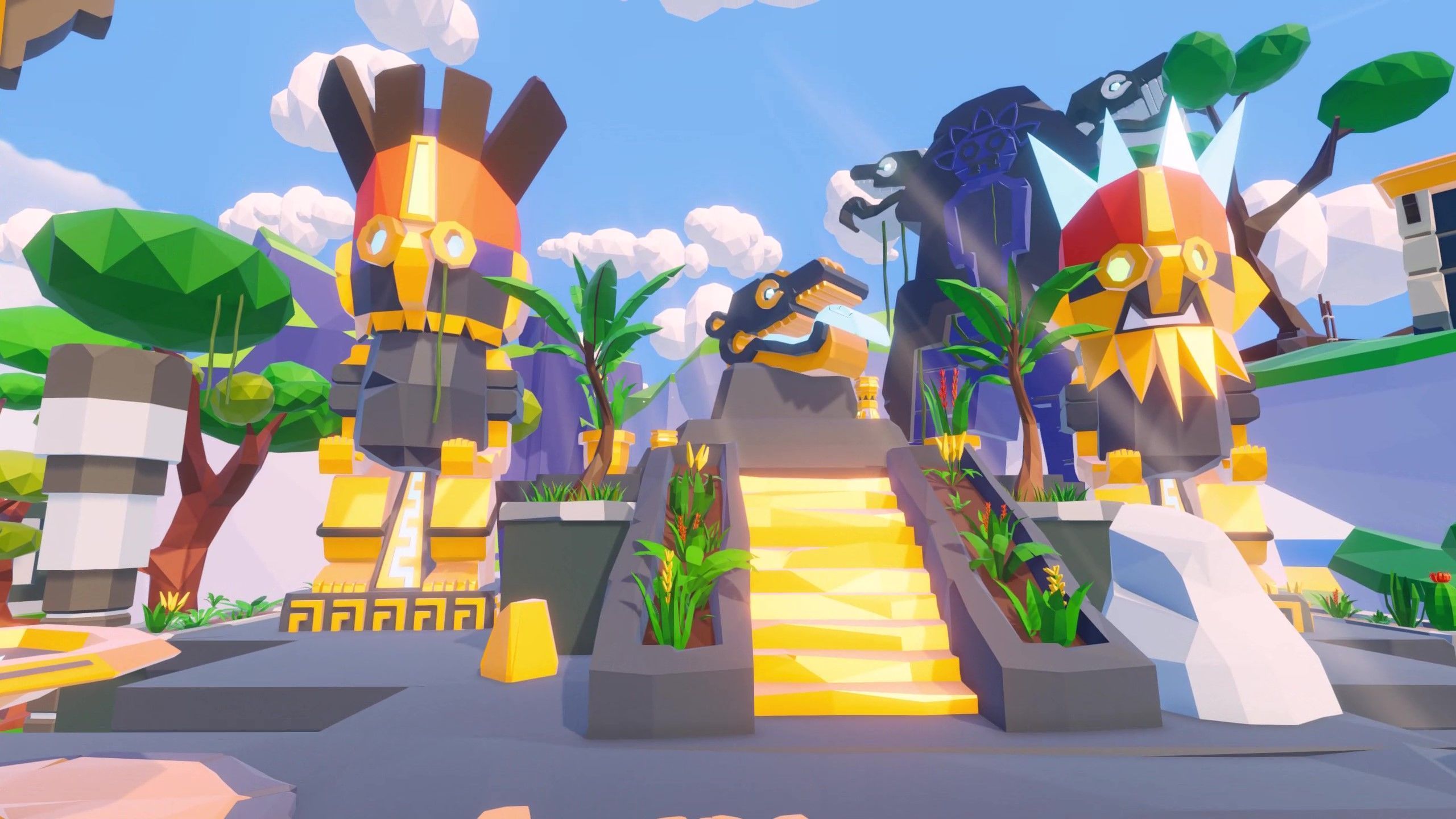 Low Poly Aztec Jungle - URP Refreshed Low-poly 3D model_9