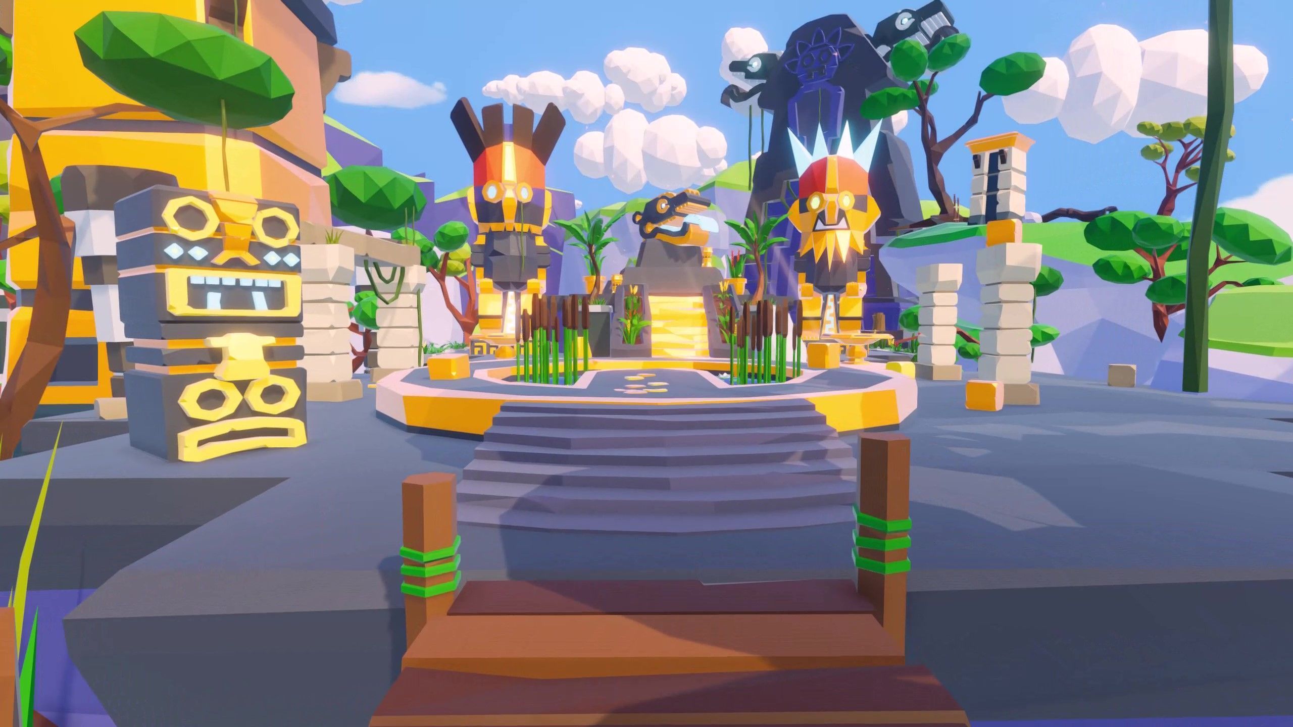 Low Poly Aztec Jungle - URP Refreshed Low-poly 3D model_3