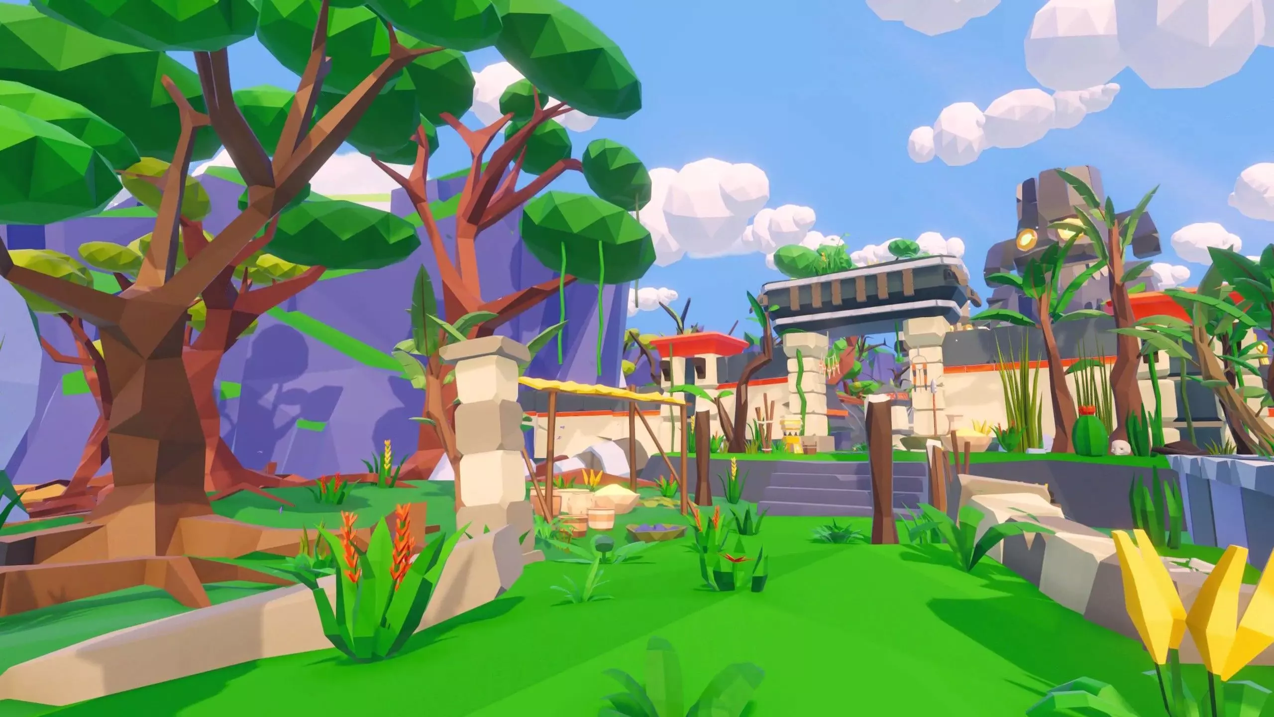 Low Poly Aztec Jungle - URP Refreshed Low-poly 3D model_0