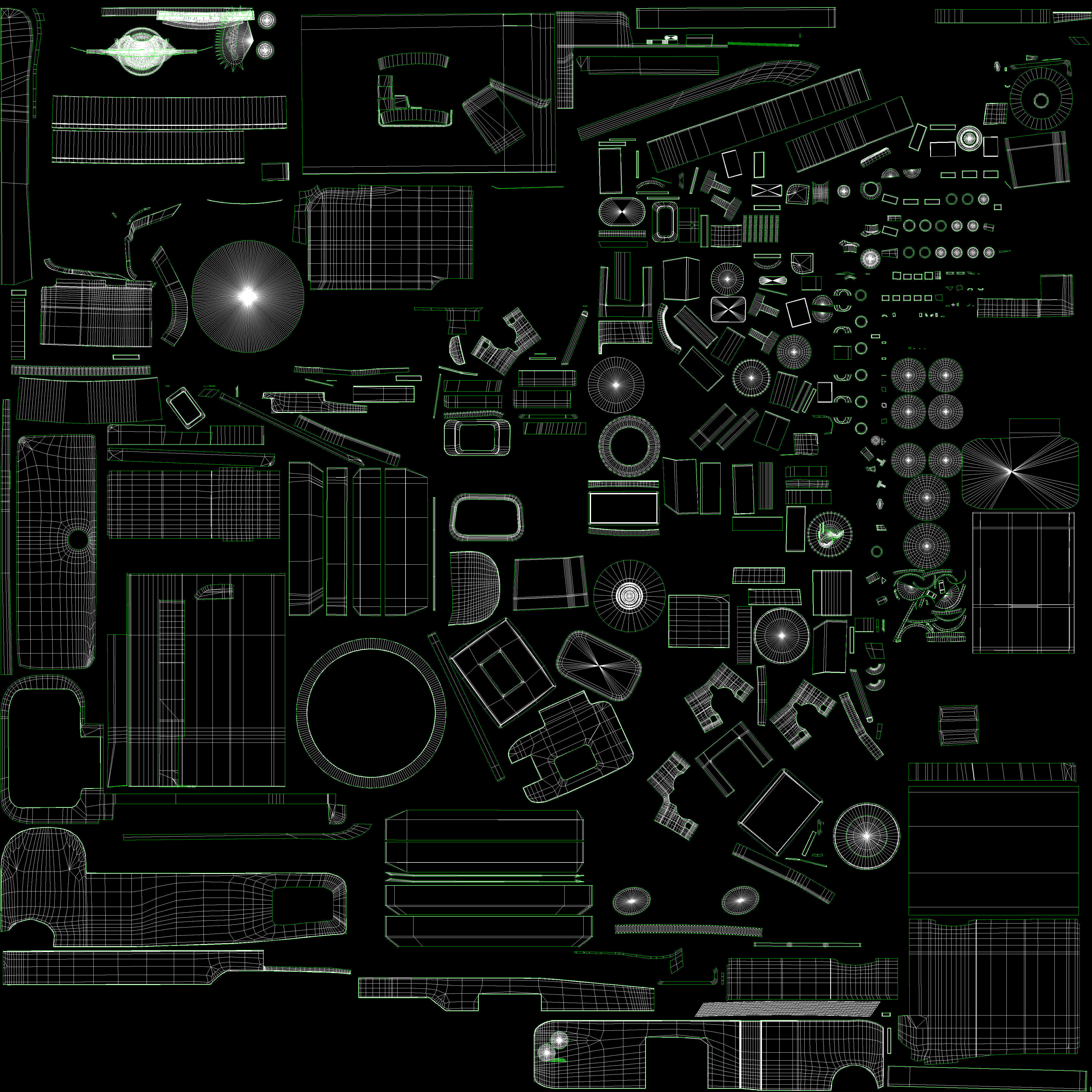 Sony Full Size Mirror Lens Camera Low-poly 3D model_20