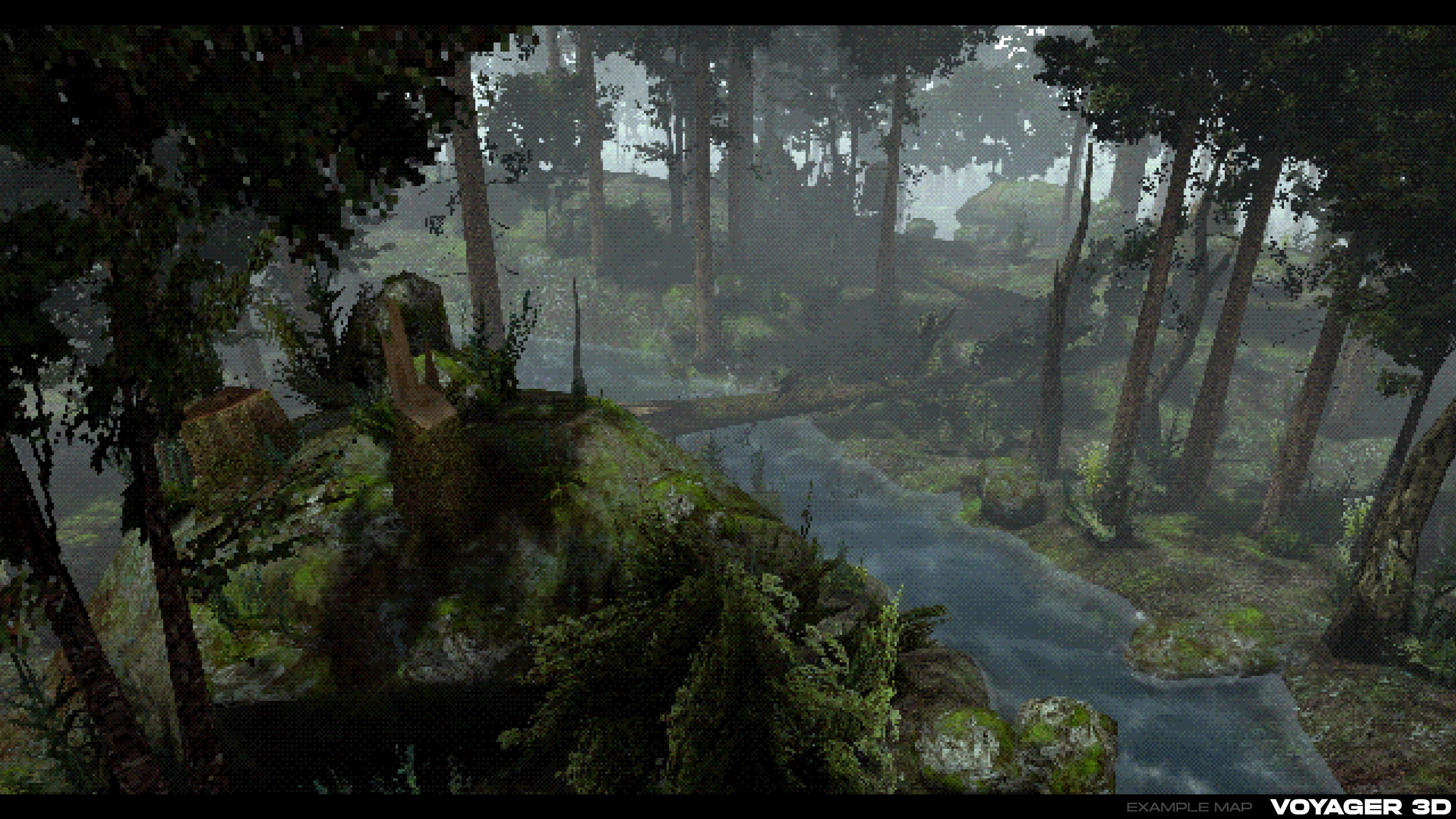 Retro Forest Pack Vol 01 Low-poly 3D model_4