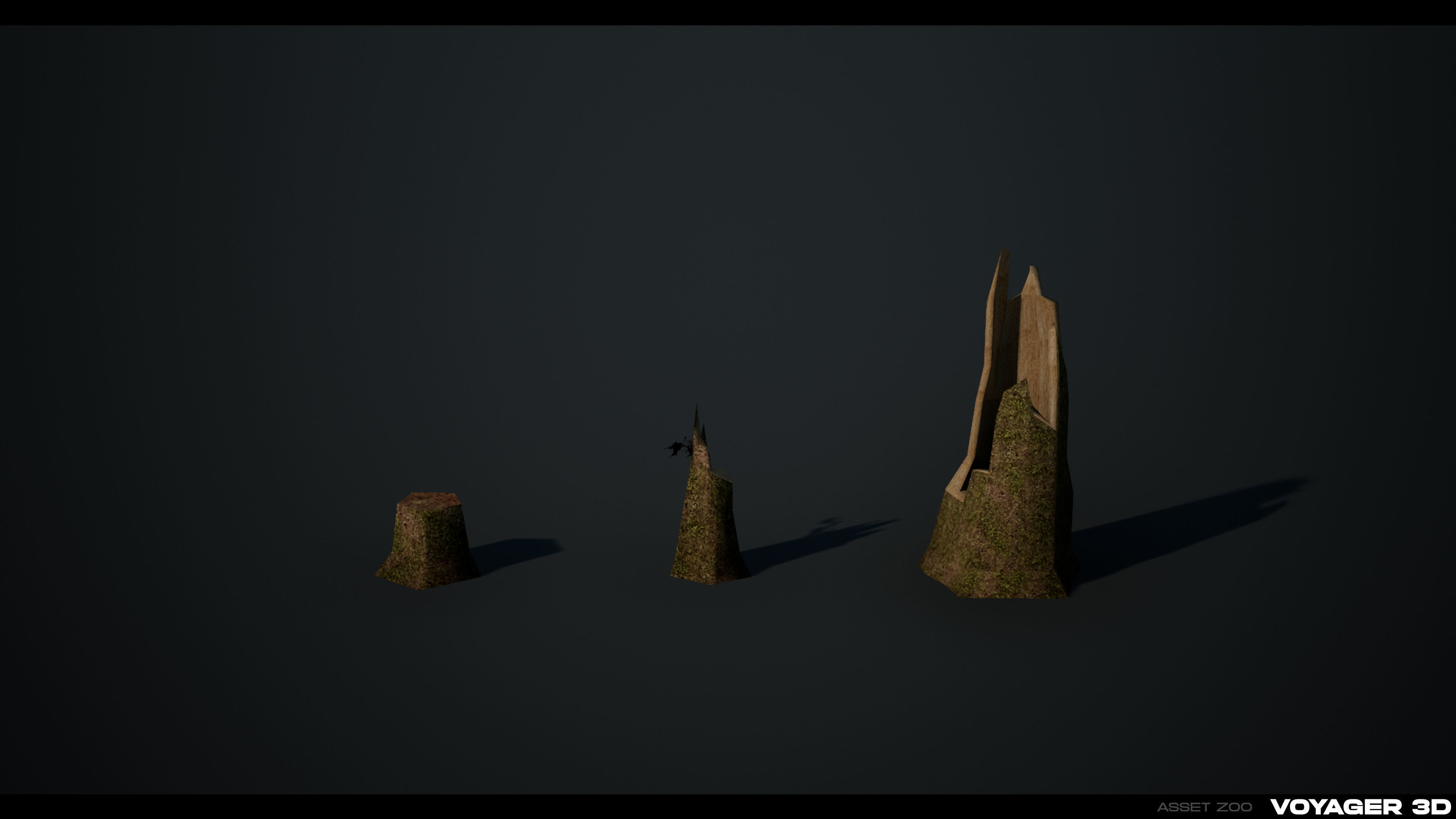 Retro Forest Pack Vol 01 Low-poly 3D model_9