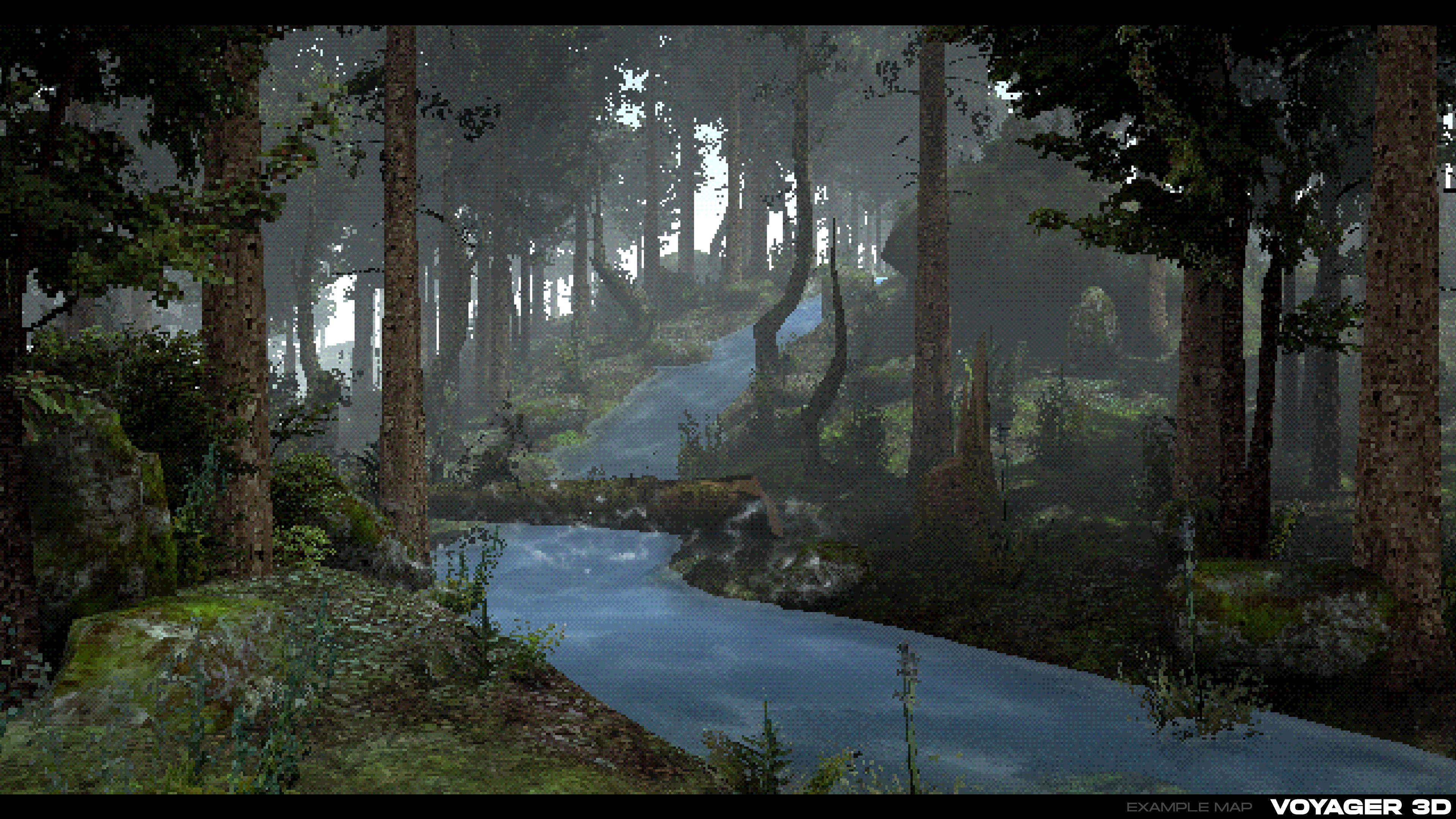 Retro Forest Pack Vol 01 Low-poly 3D model_3