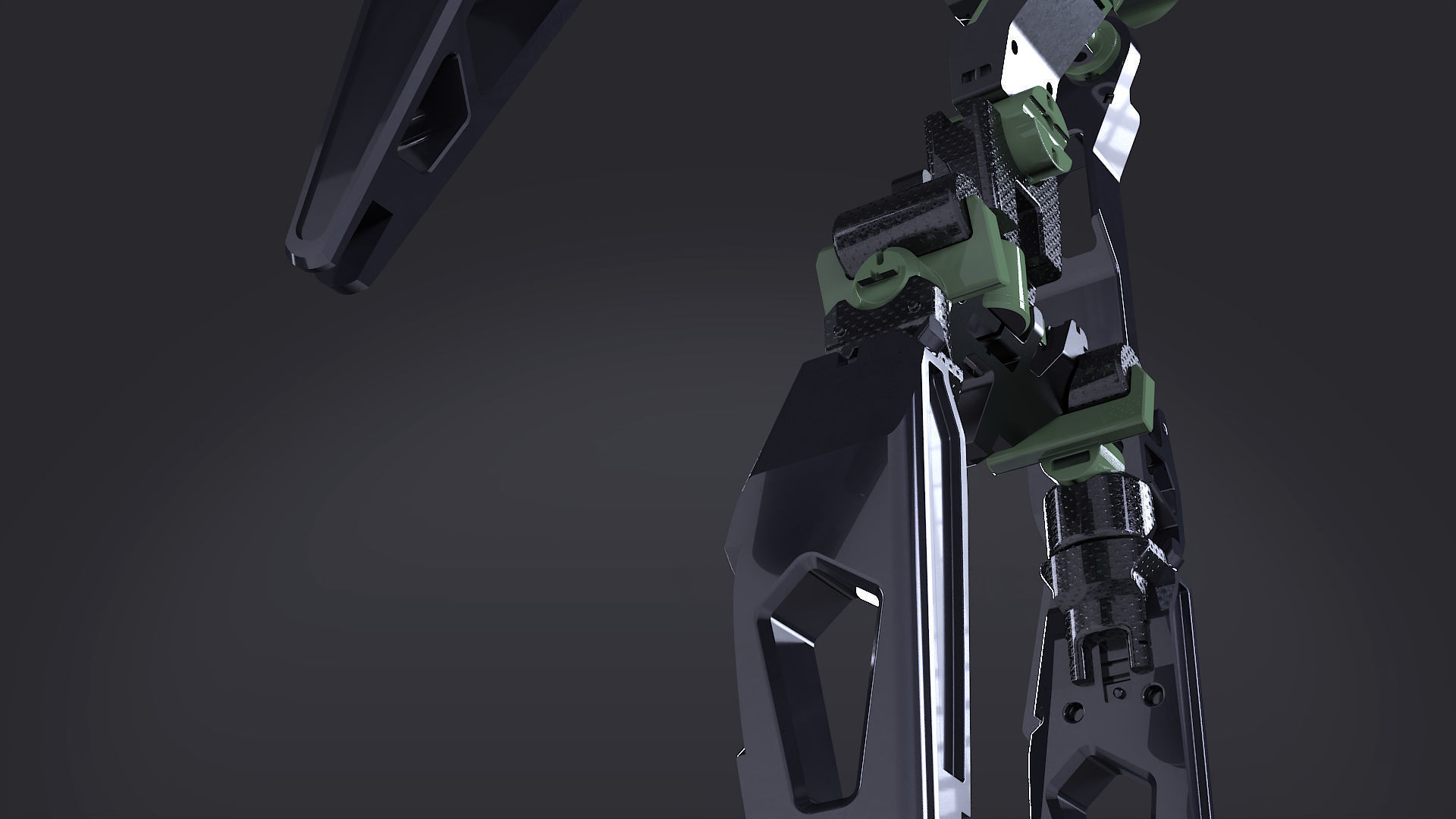 robotic mech construct 3D model_5