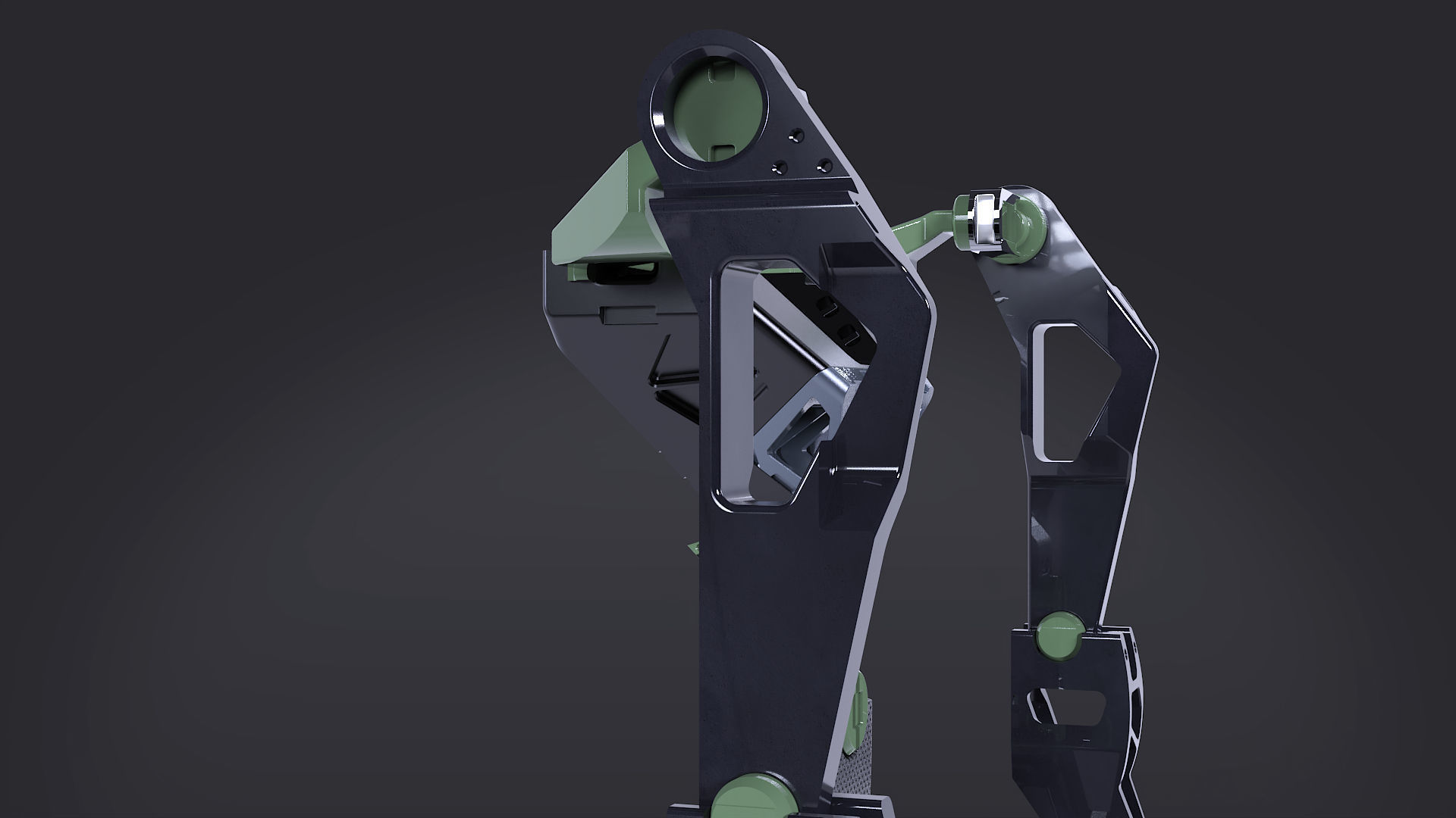 robotic mech construct 3D model_6