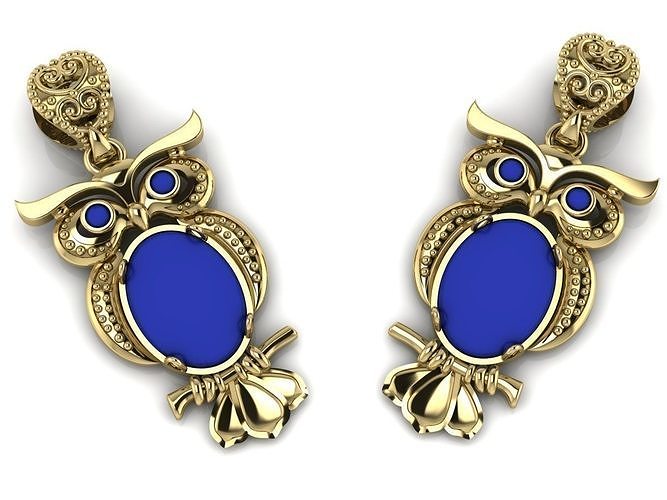 Jewelry Owl Pendant Gold Silver