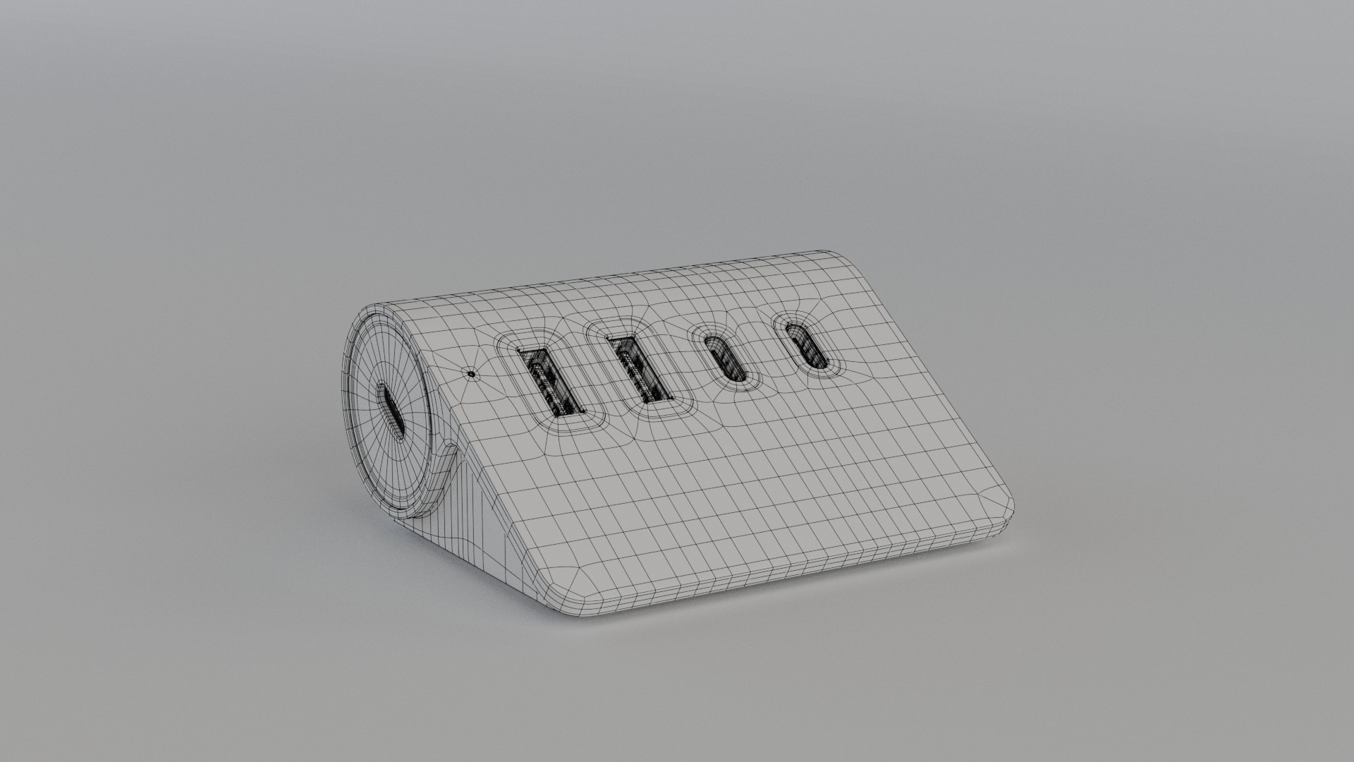 ORICO FOUR PORT HUB 3D model_13