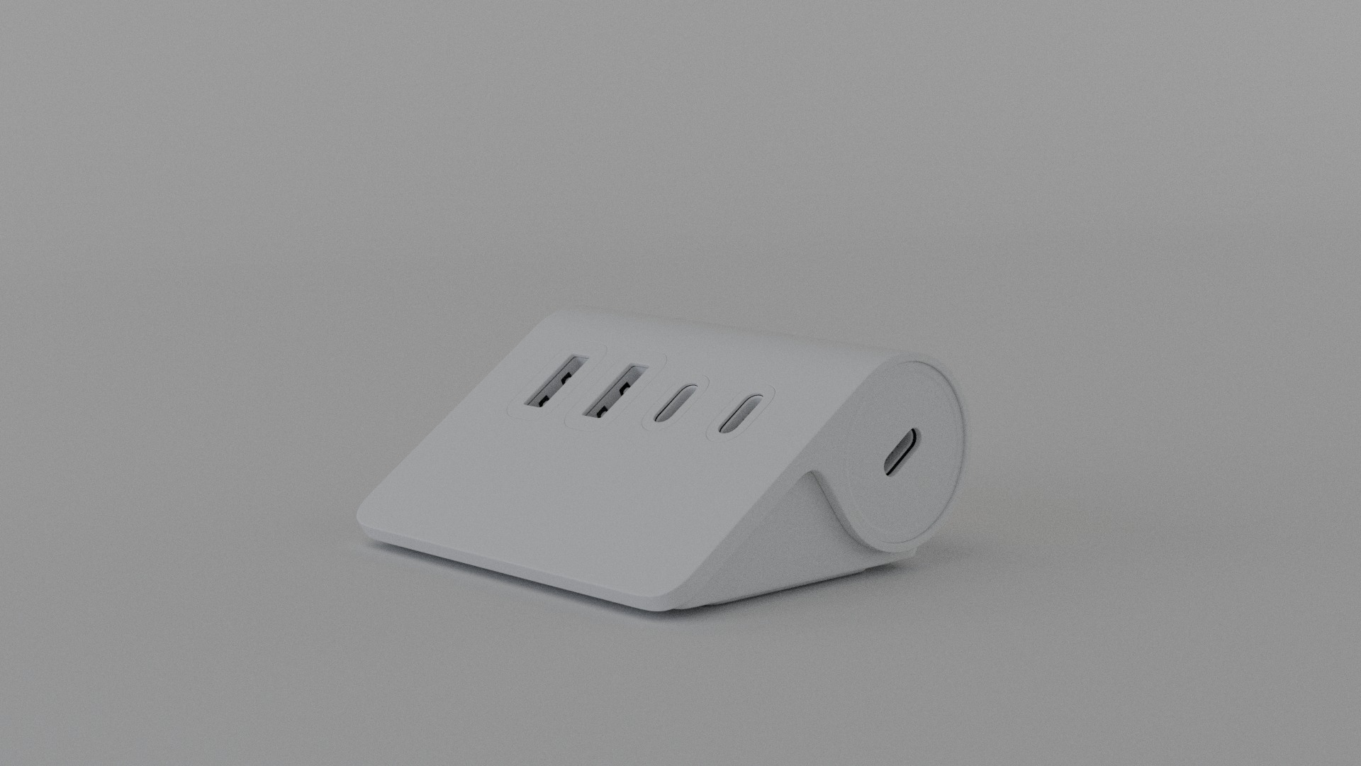 ORICO FOUR PORT HUB 3D model_24