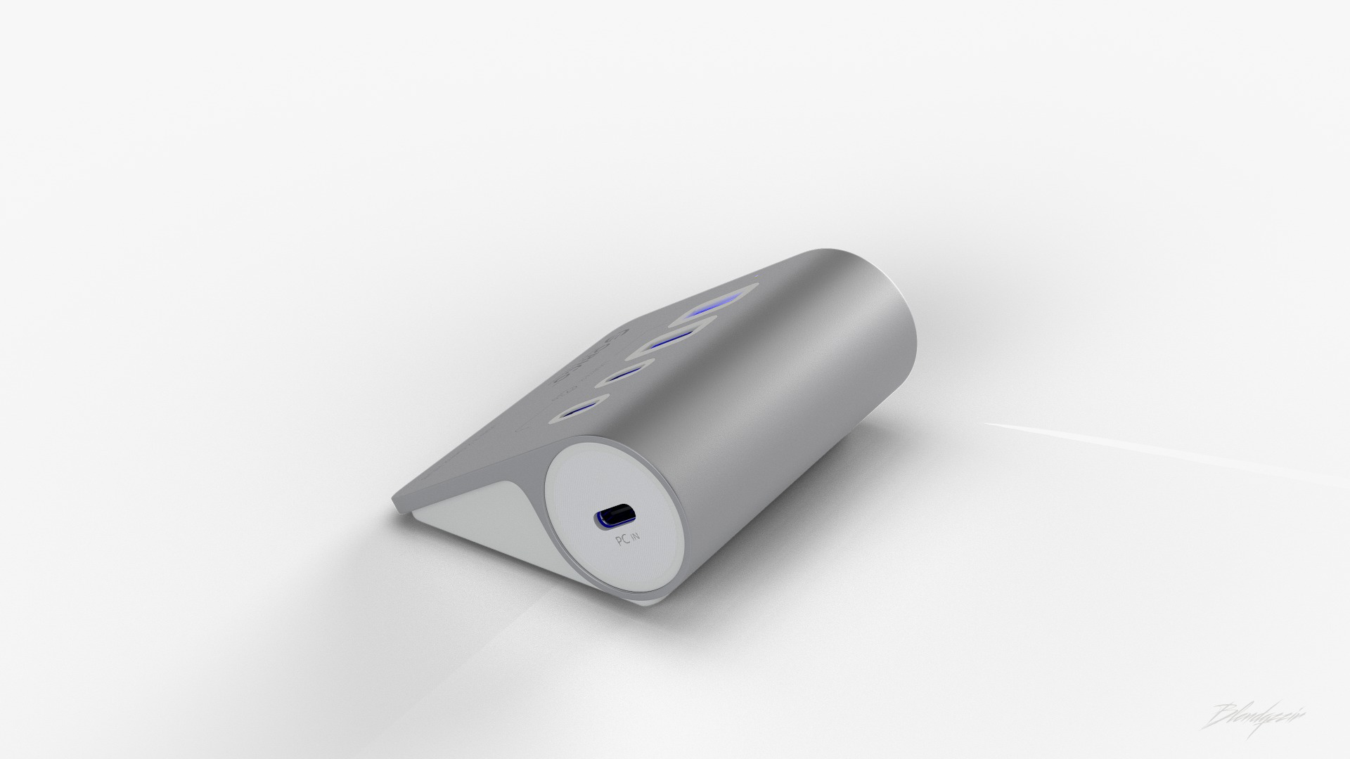 ORICO FOUR PORT HUB 3D model_9