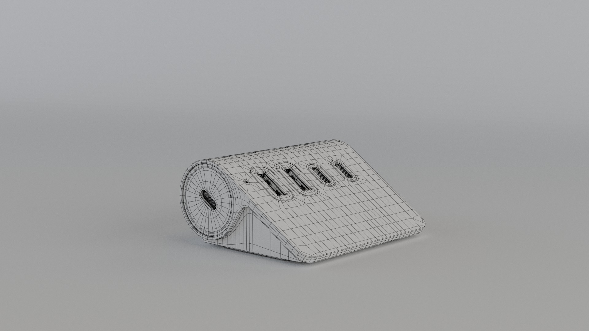 ORICO FOUR PORT HUB 3D model_11