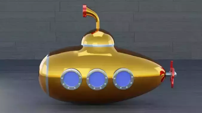 Cartoon Submarine