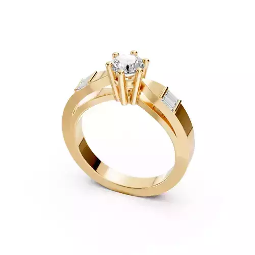 Solitaire Diamond Ring 