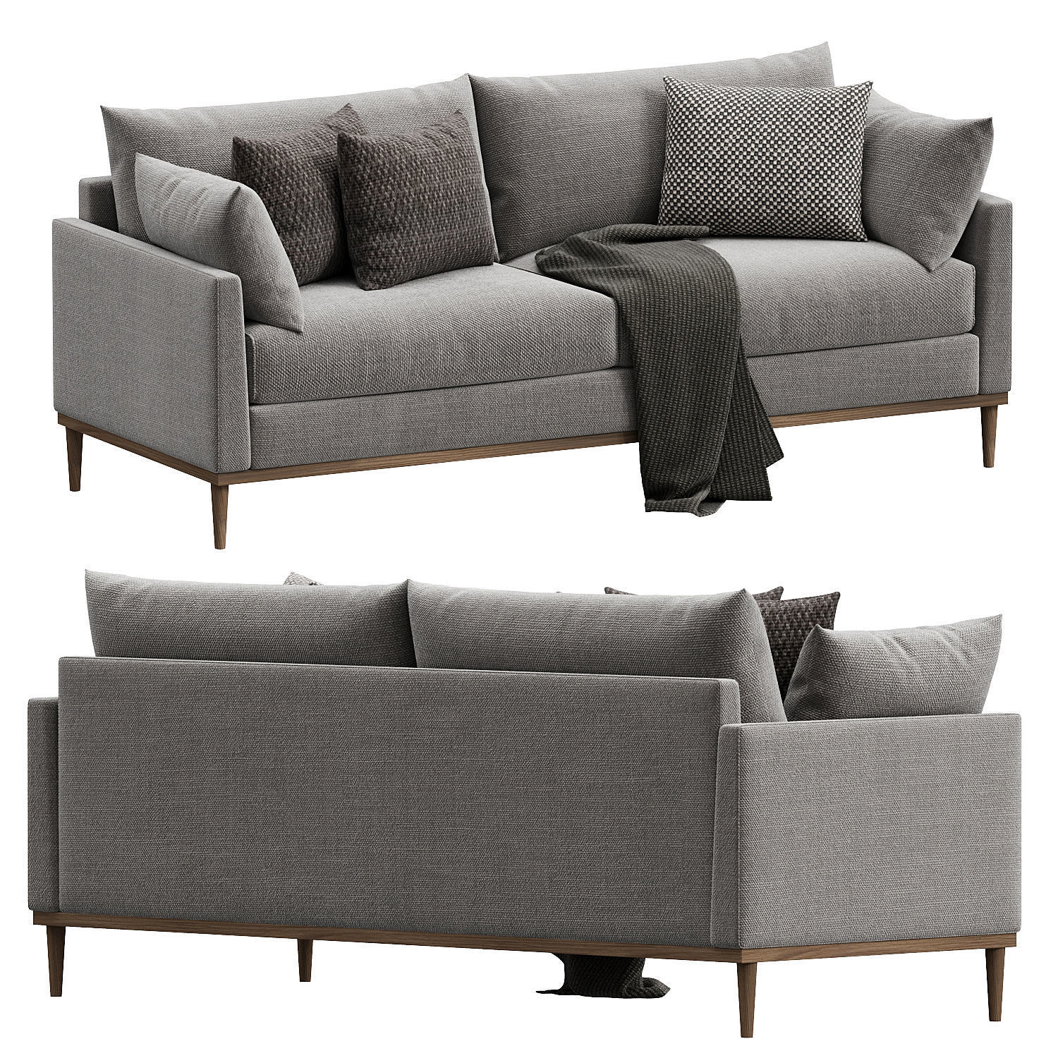 Swyft Model X01 Large 3 Seater Sofa 3D model_1