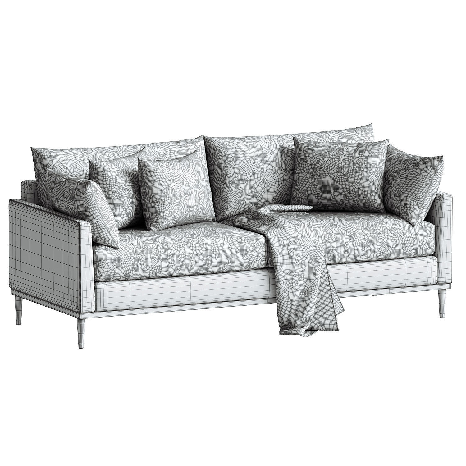 Swyft Model X01 Large 3 Seater Sofa 3D model_3