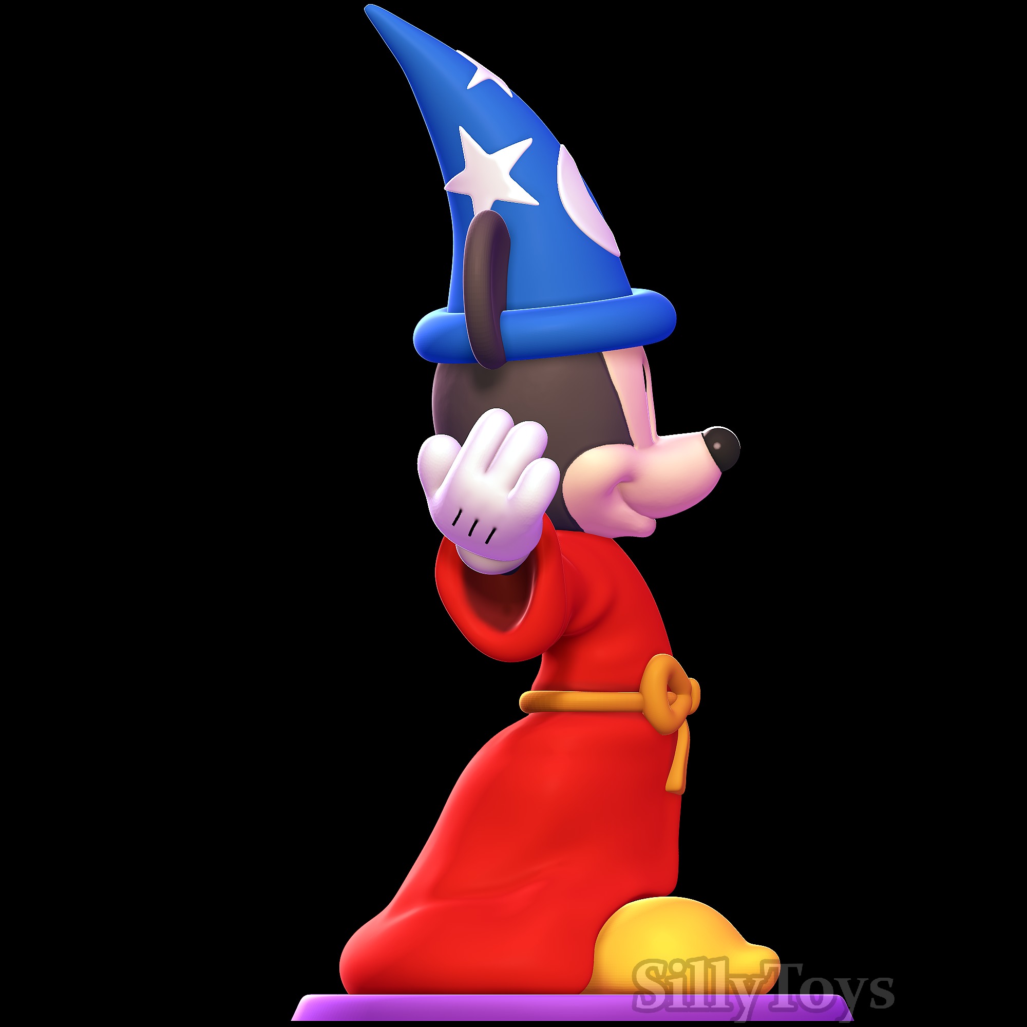 Sorcerer Mickey Mouse - Fantasia 3D print model_2