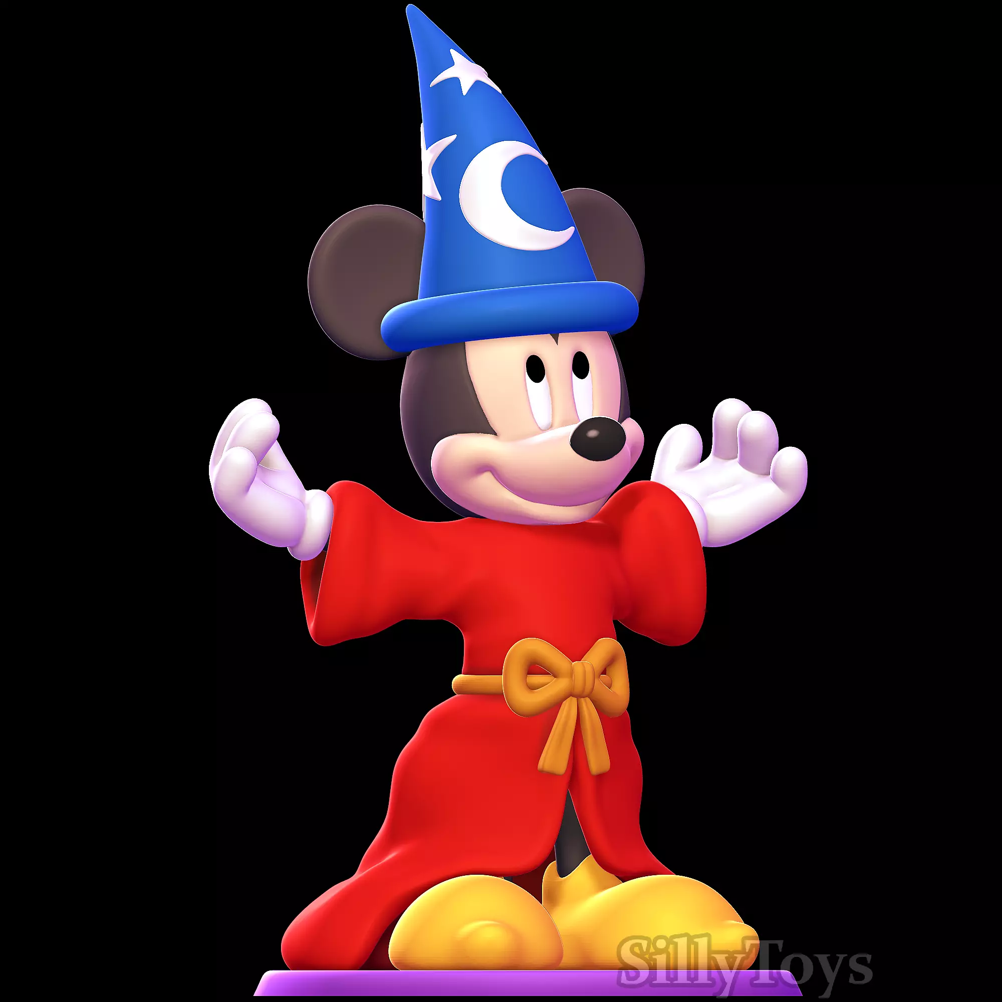 Sorcerer Mickey Mouse - Fantasia 3D print model_0
