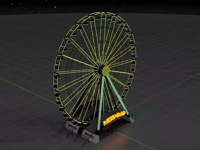 Ferris wheel version 1 with animation