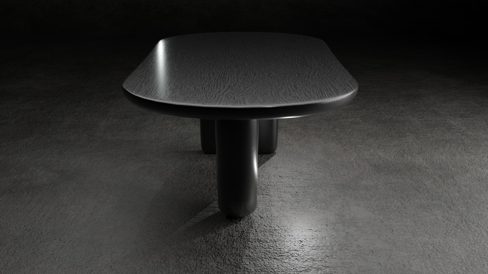 MOTO Dining Table Low-poly 3D model_2