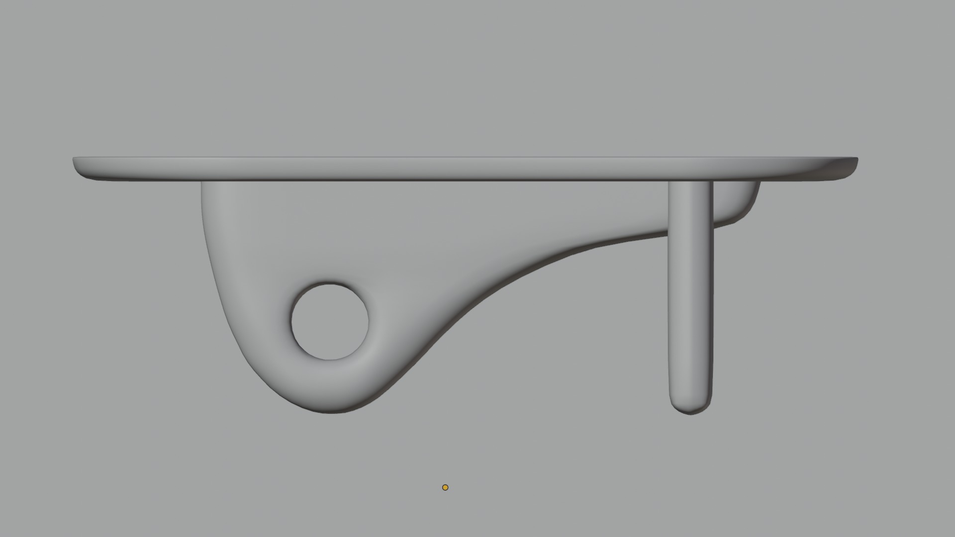 MOTO Dining Table Low-poly 3D model_8